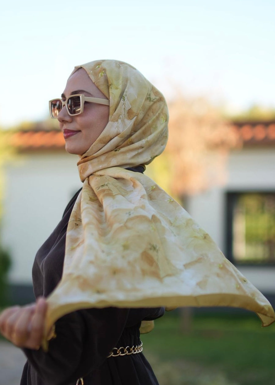 Delora Hijab - Avocado Yellow