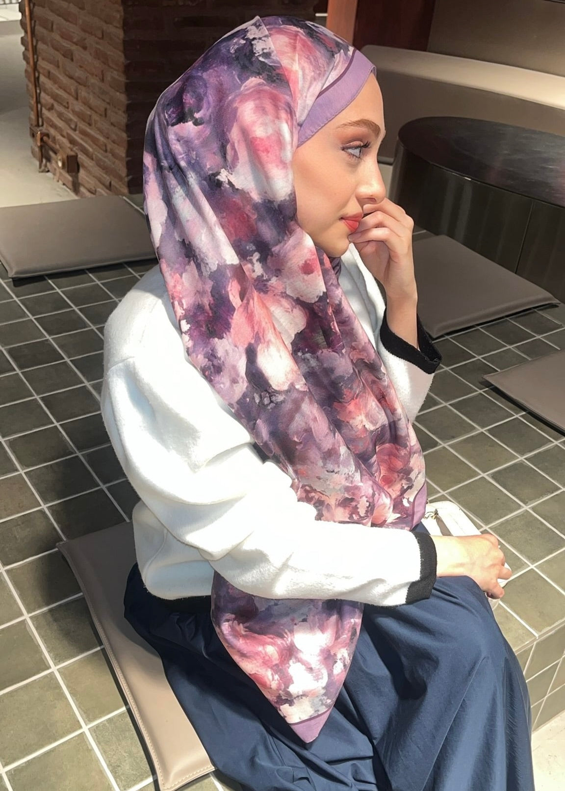 Rose Blend Hijab - Lavender