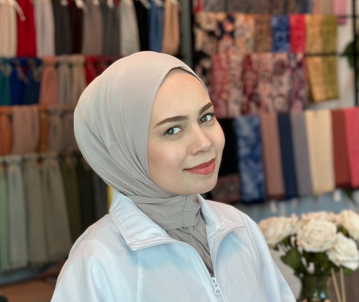 Athletic Hijab - Cloud Beige