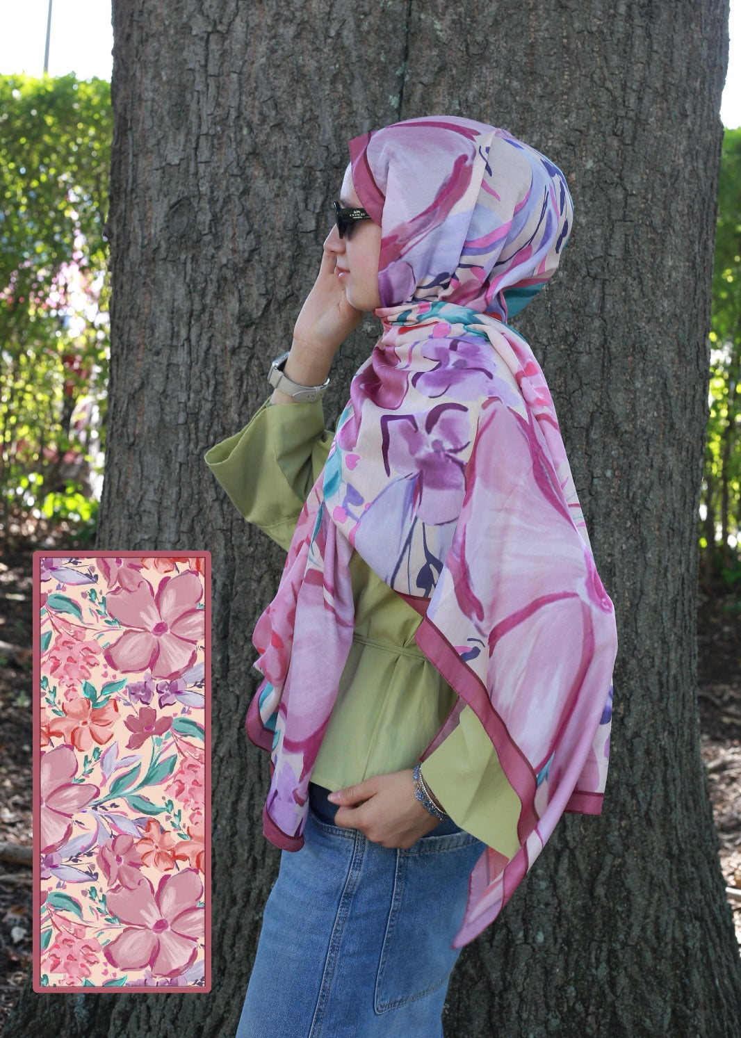 Lily Hijab - Dusty Rose