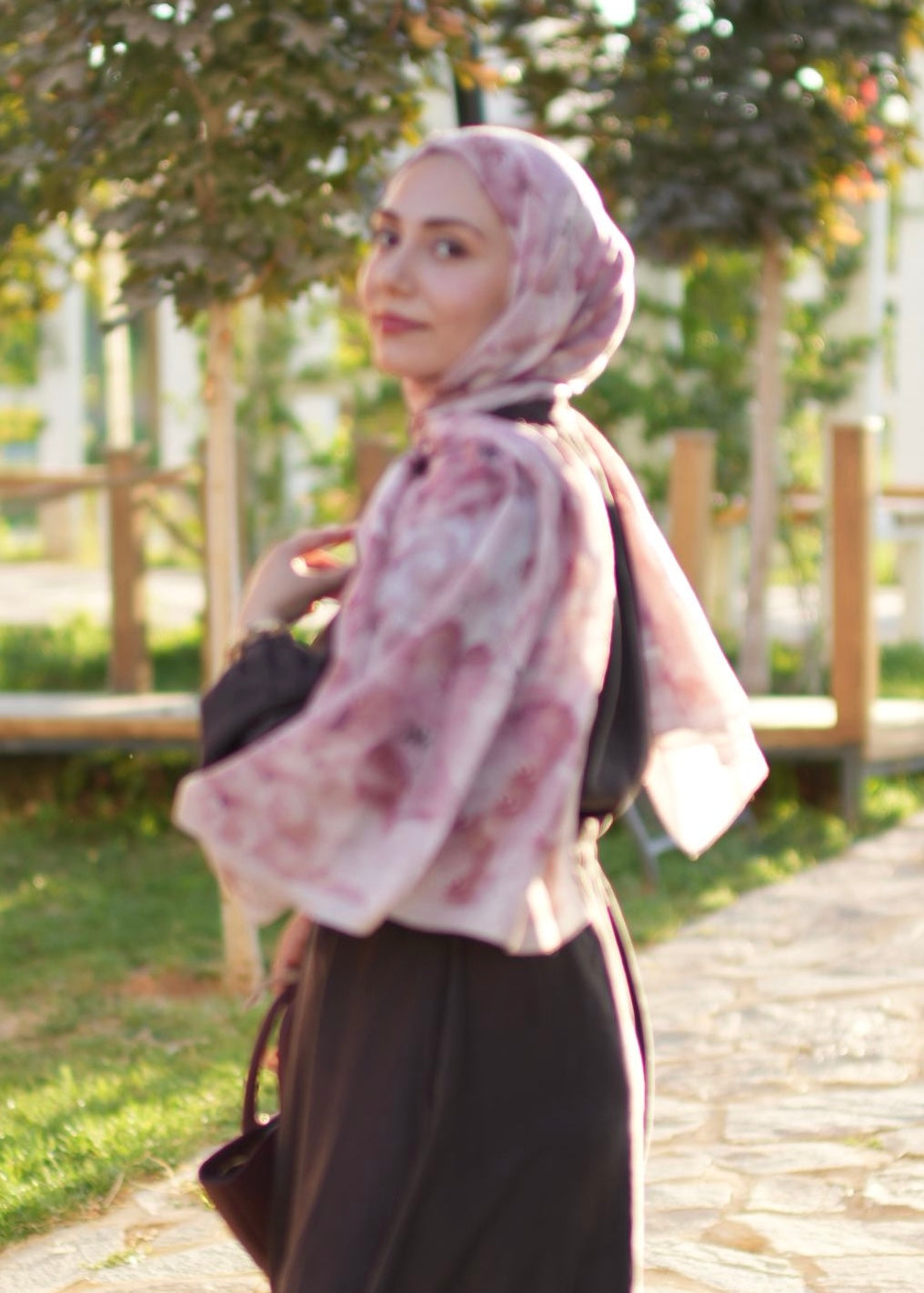 Delora Hijab - Pink Taupe