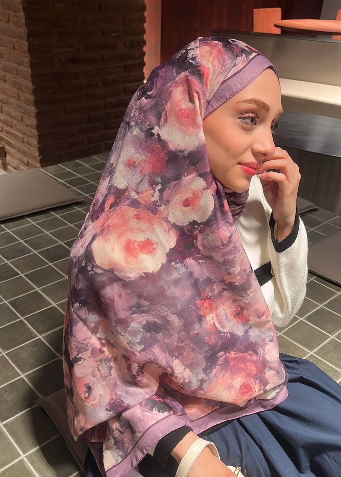 Rose Blend Hijab - Lavender