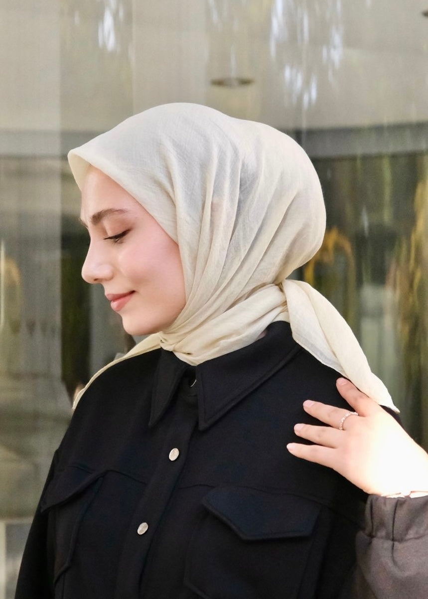 Relax Square Scarf - Sage Green (Ada Çayı )