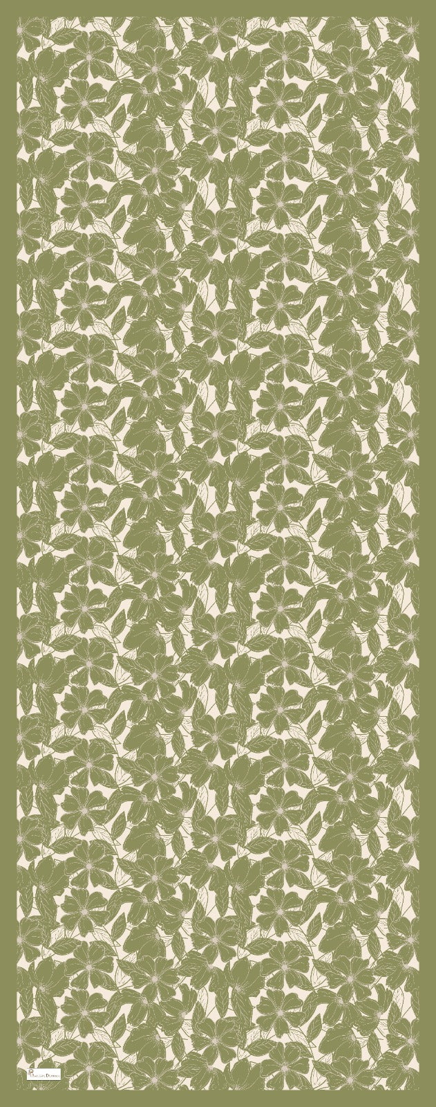 Floria Touch Hijab - Grass Green