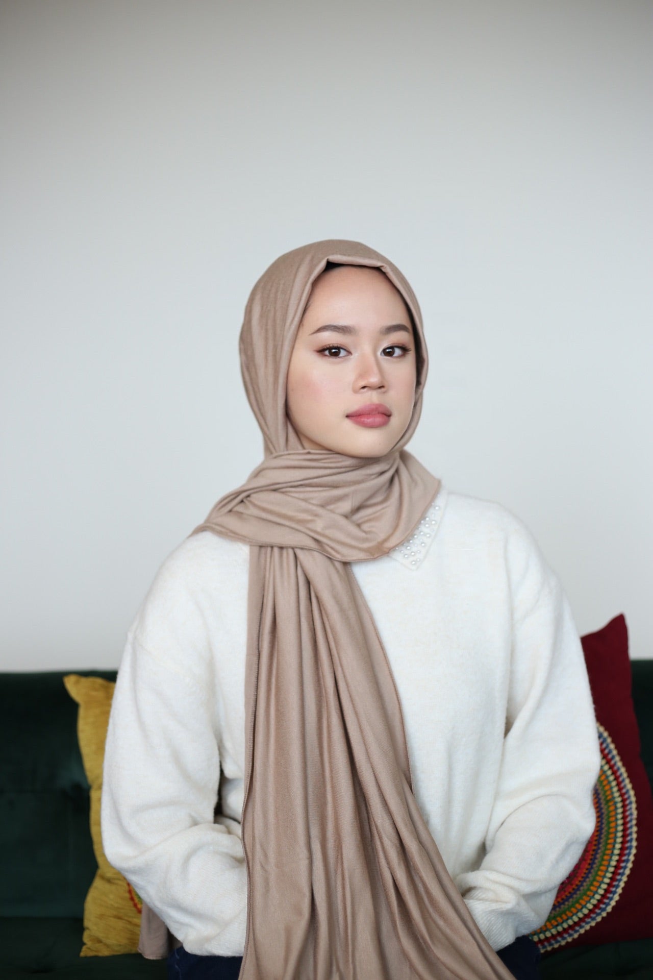 Jersey Hijab - Beige