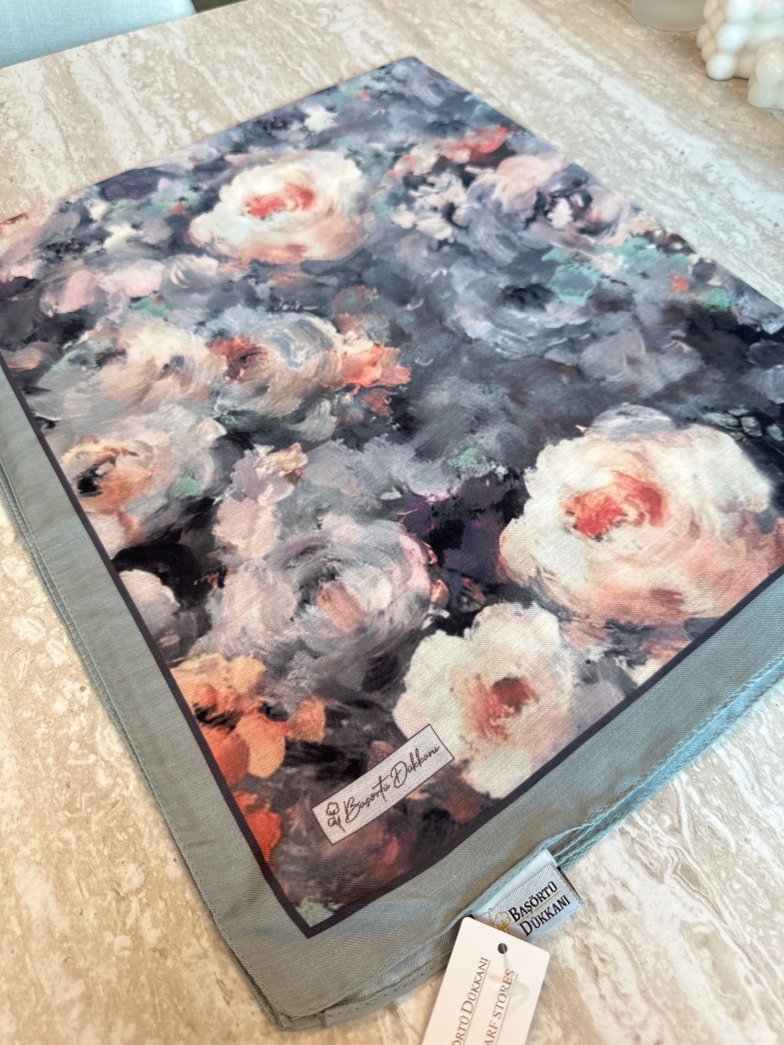 Rose Blend Hijab - Dusty Mint