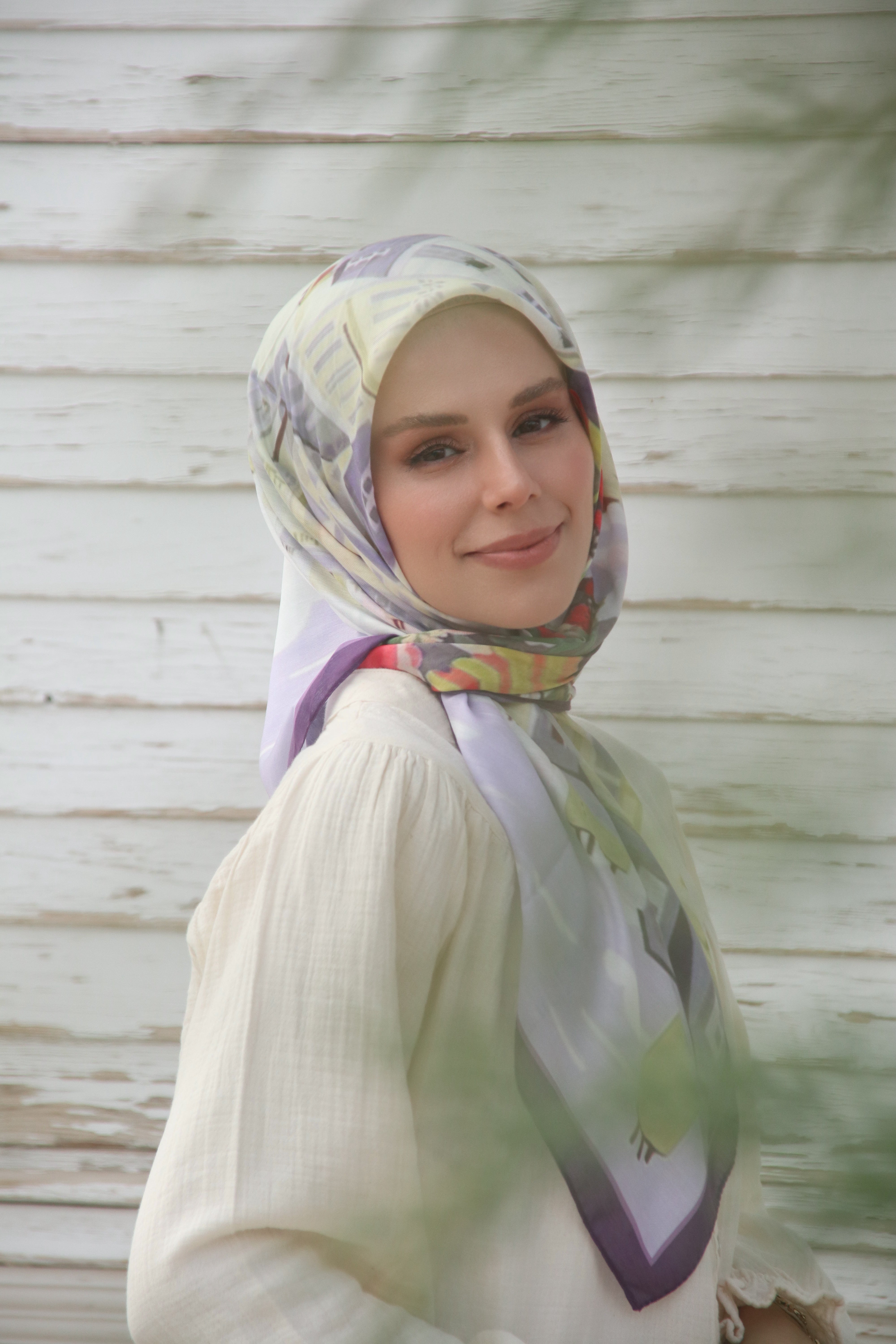 City Square Scarf - Purple