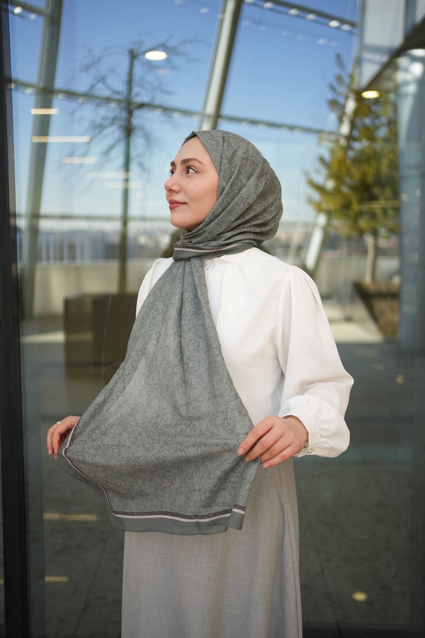 Scheherazade Hijab - Pastel Green