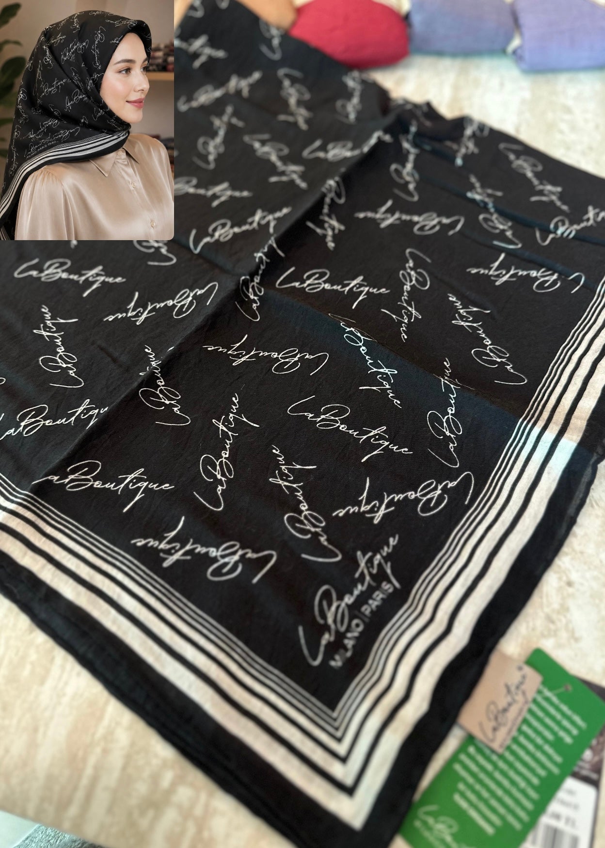 La Boutique Square Scarf - 44