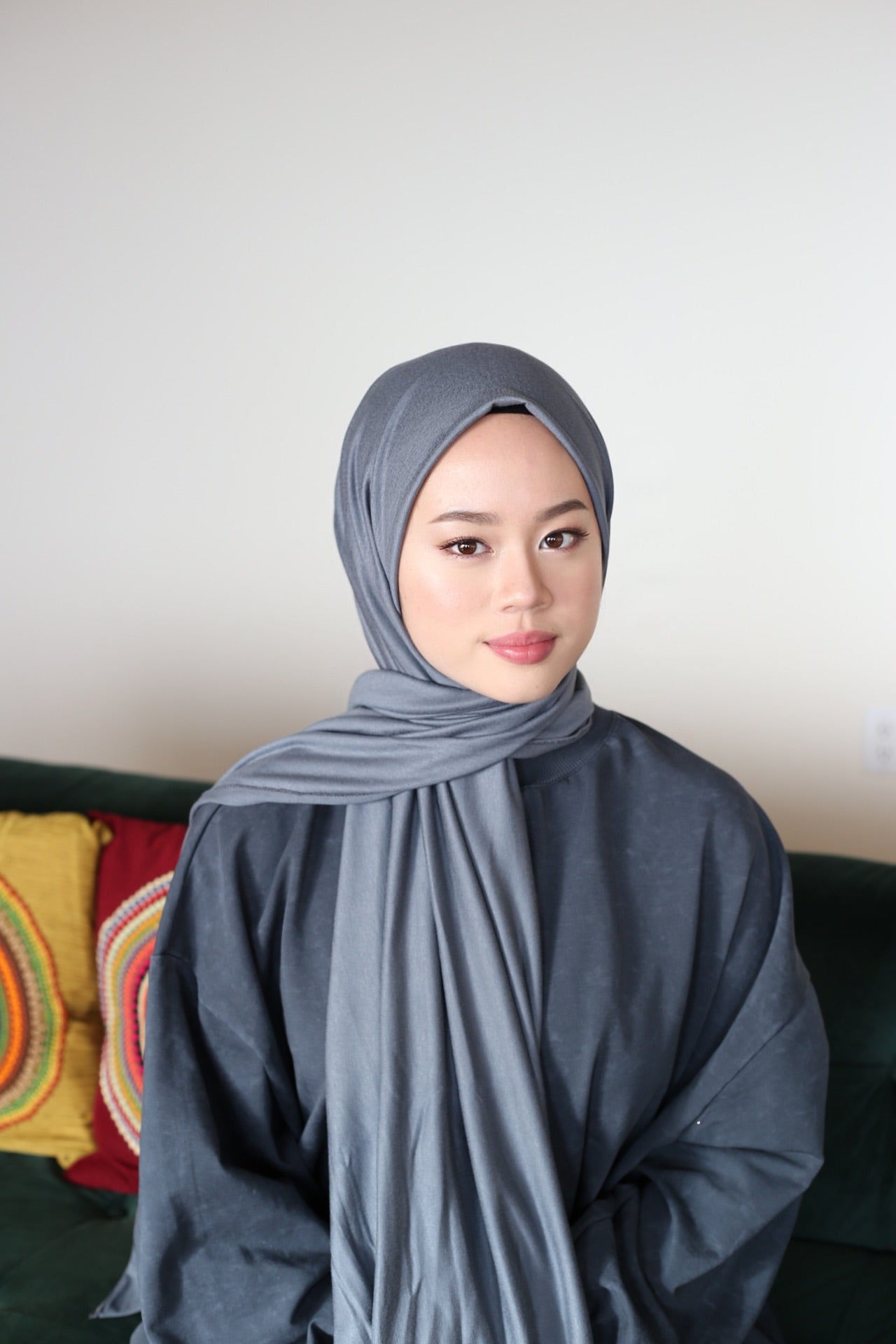 Jersey Hijab - Grey 1