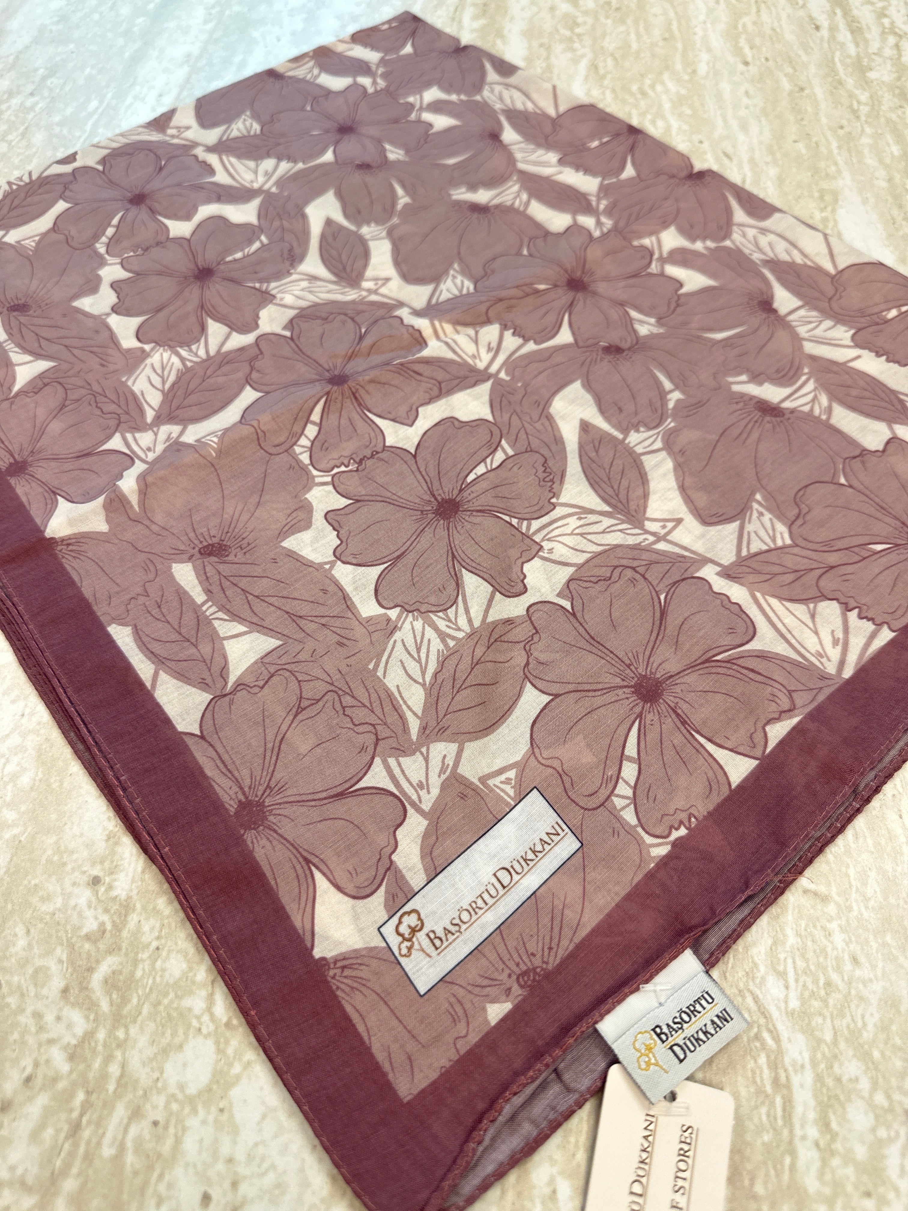 Floria Touch Hijab - Dusty Rose