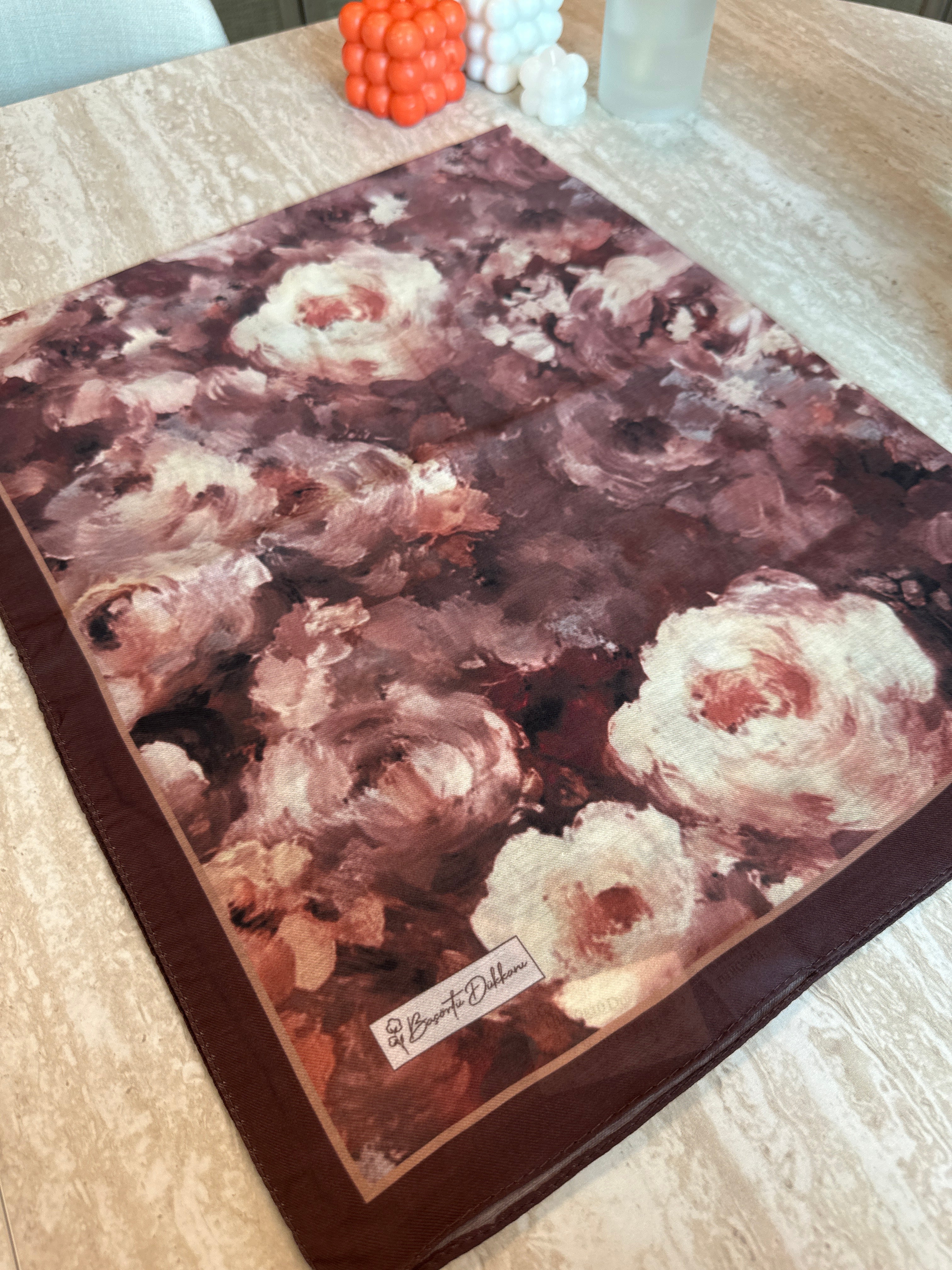 Rose Blend Hijab - Brown