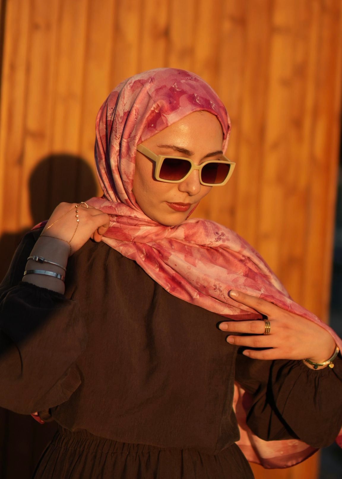 Delora Hijab - Burgundy