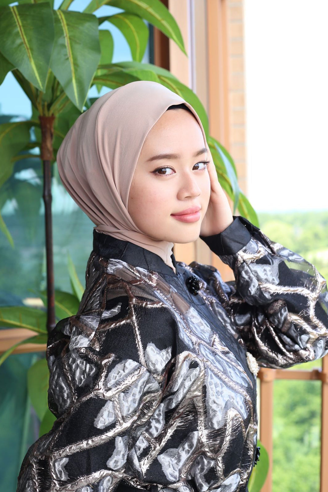 Athletic Hijab - Sand Beige