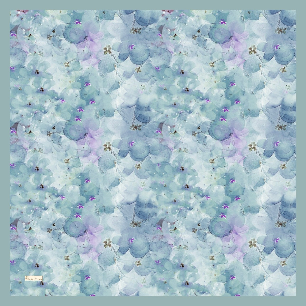 Delora Square Scarf - Mint