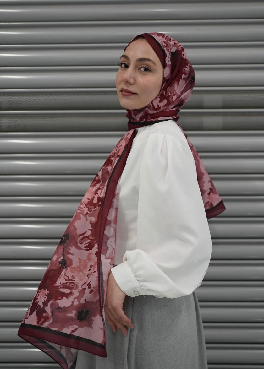 Velora Hijab - Burgundy