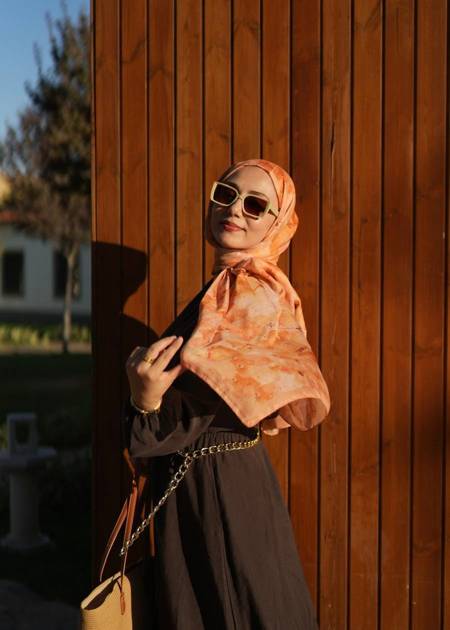 Delora Hijab - Pumpkin