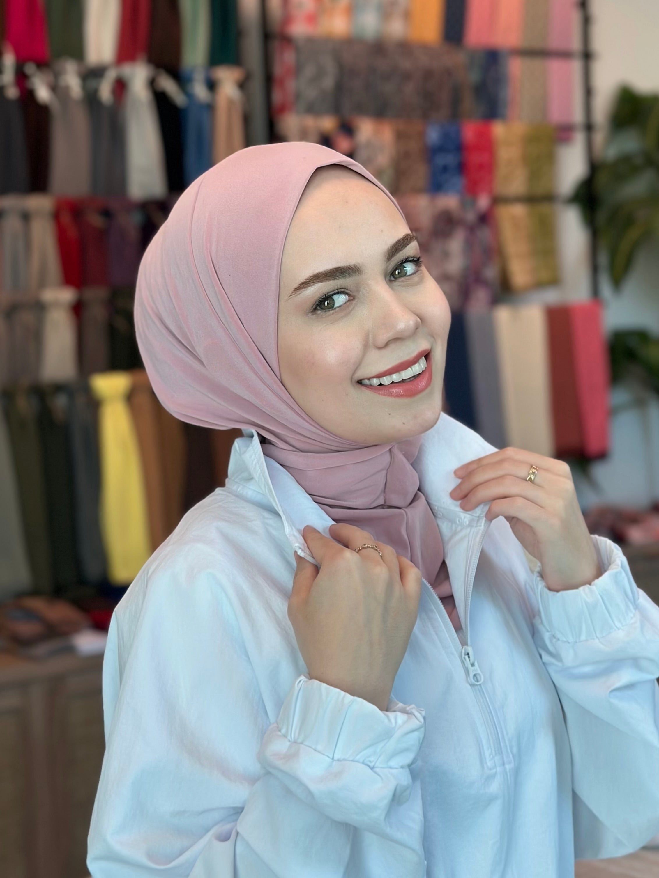 Athletic Hijab - Blush Pink
