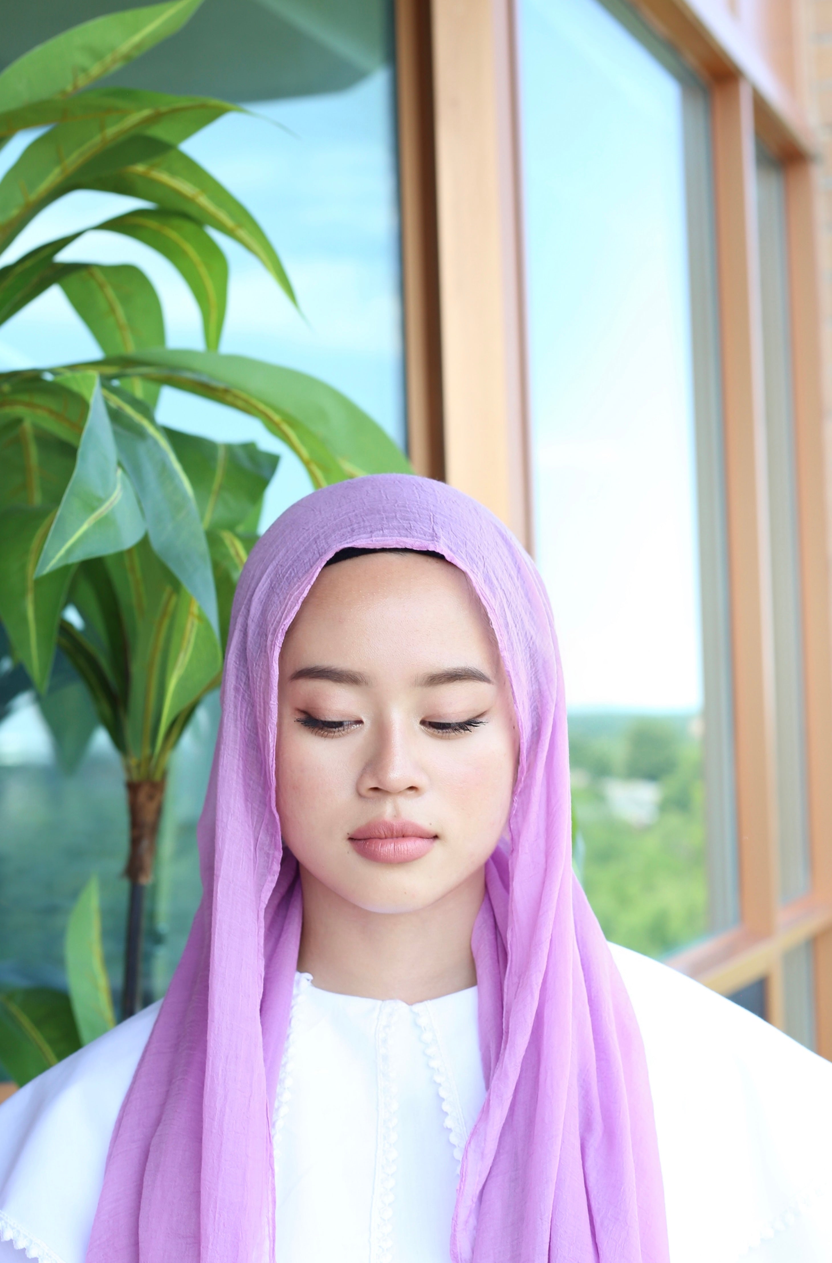 Relax Hijab - Pink Orchid