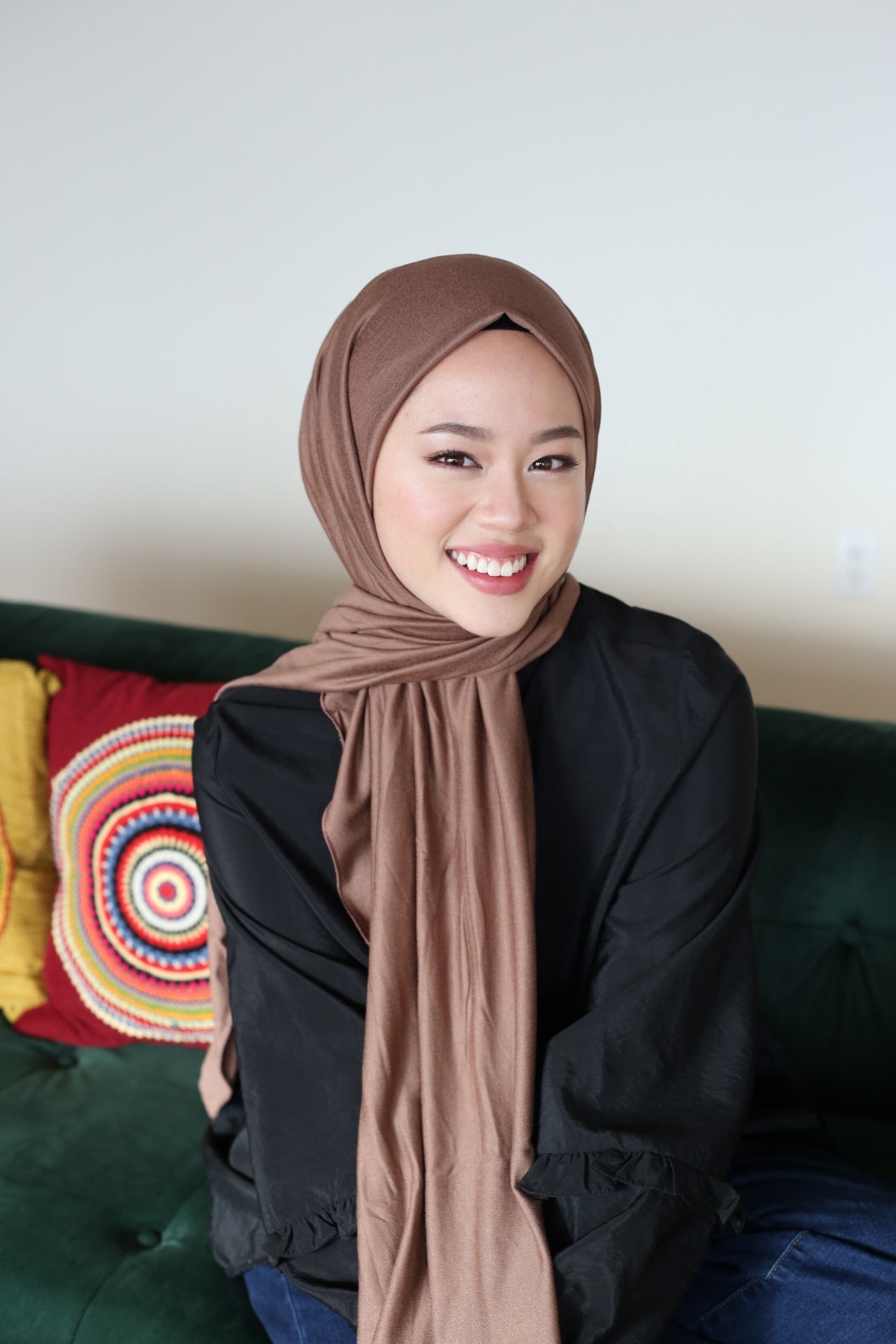 Jersey Hijab - Mocha