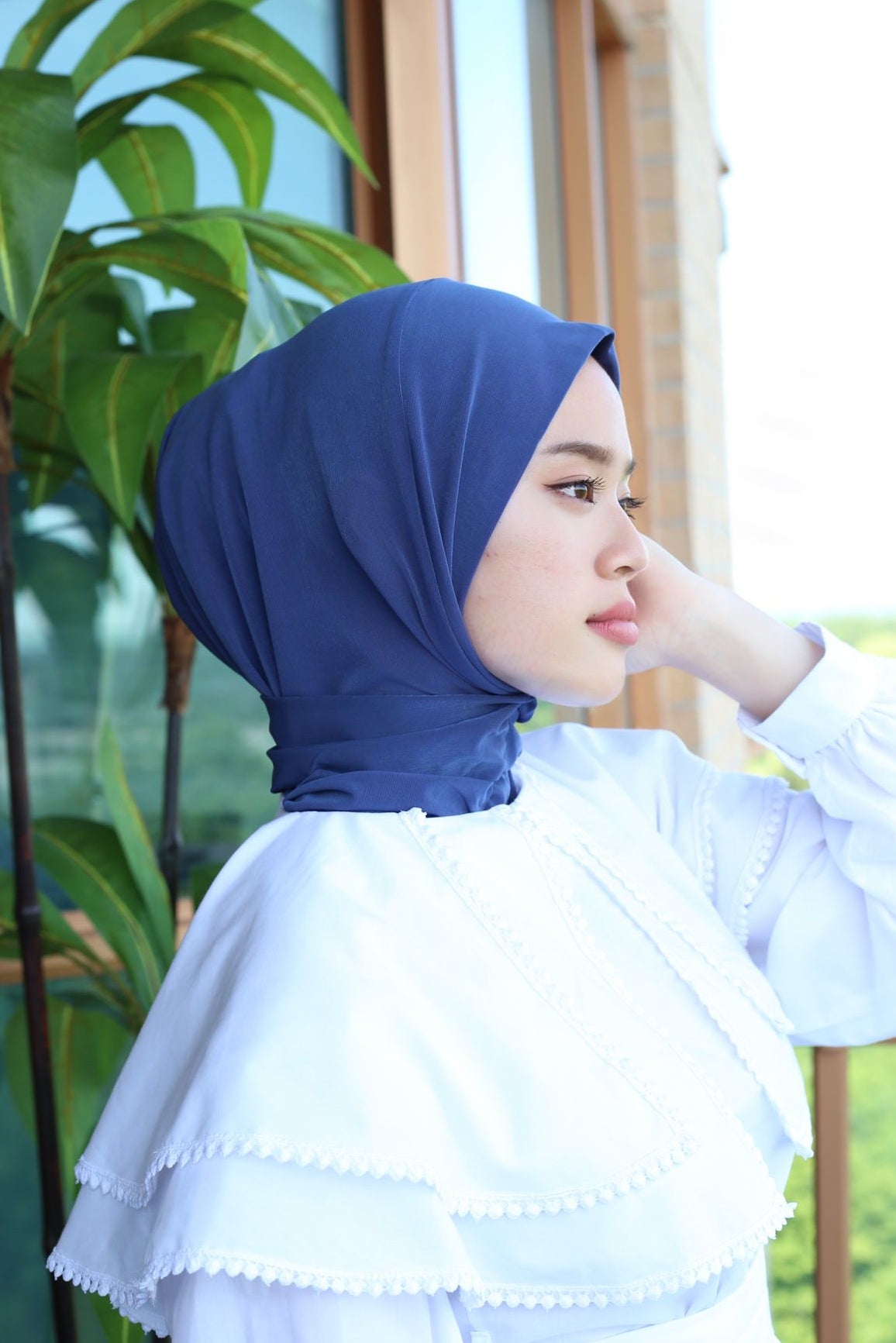 Athletic Hijab - Indigo