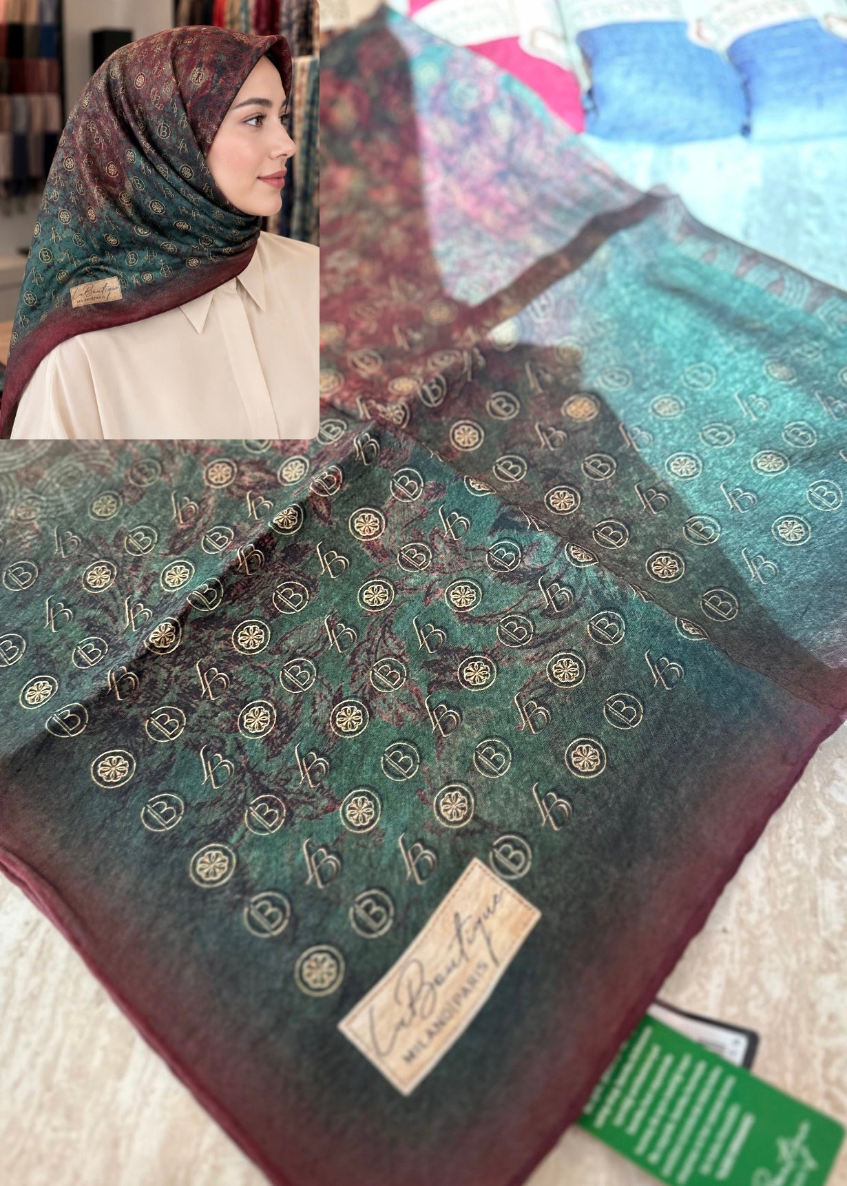La Boutique Square Scarf - 48