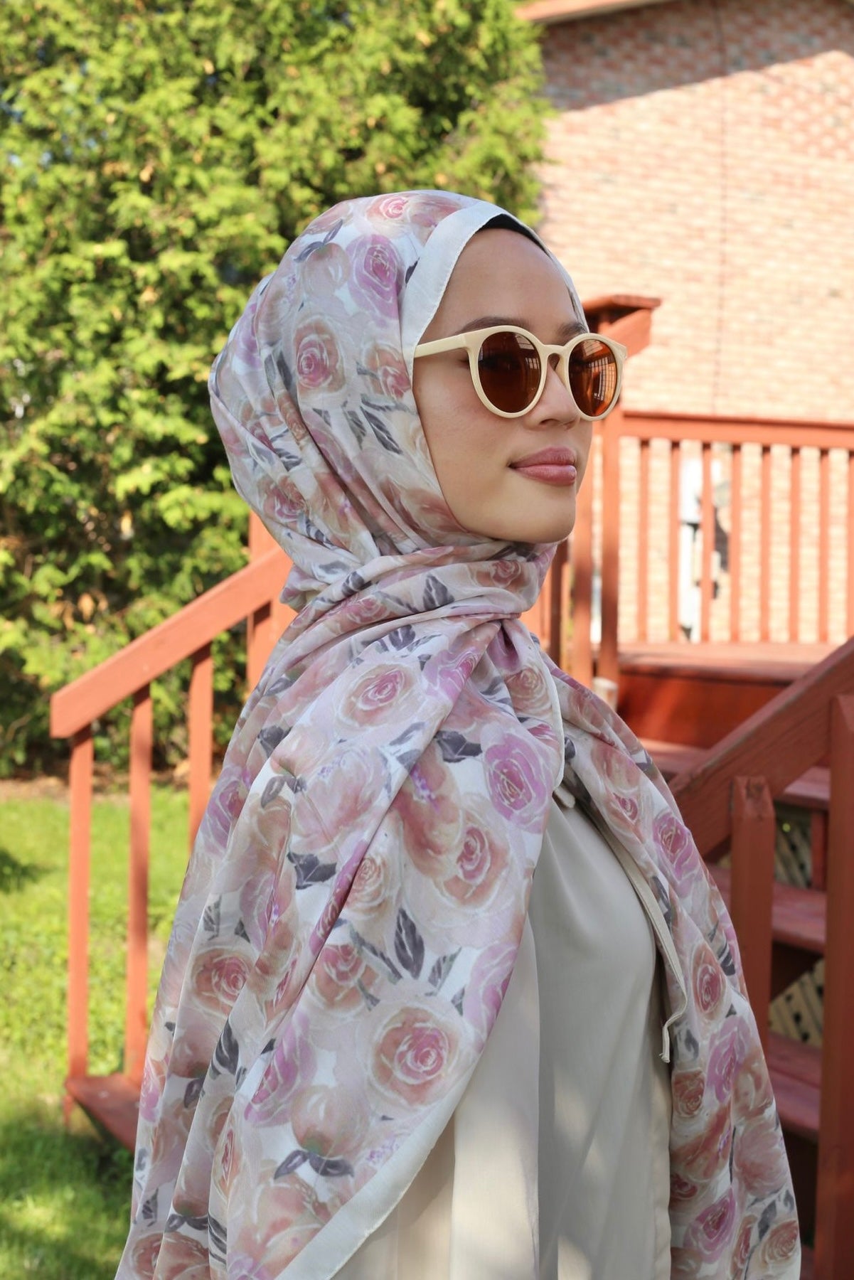 Rose Hijab - Pearl Pink