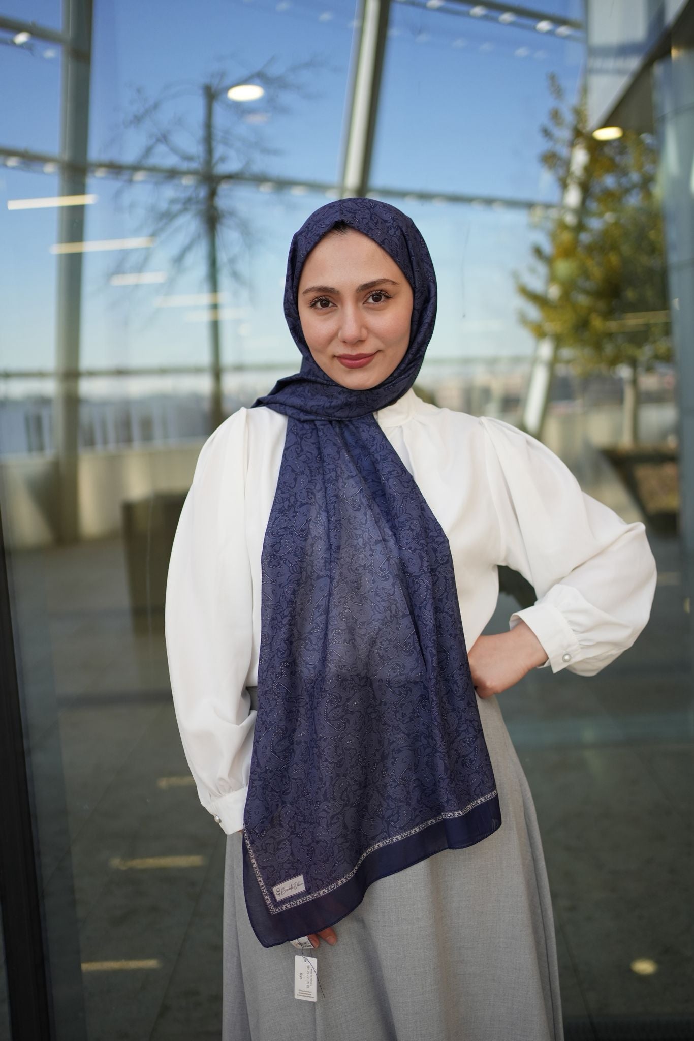 Scheherazade Hijab - Navy Blue