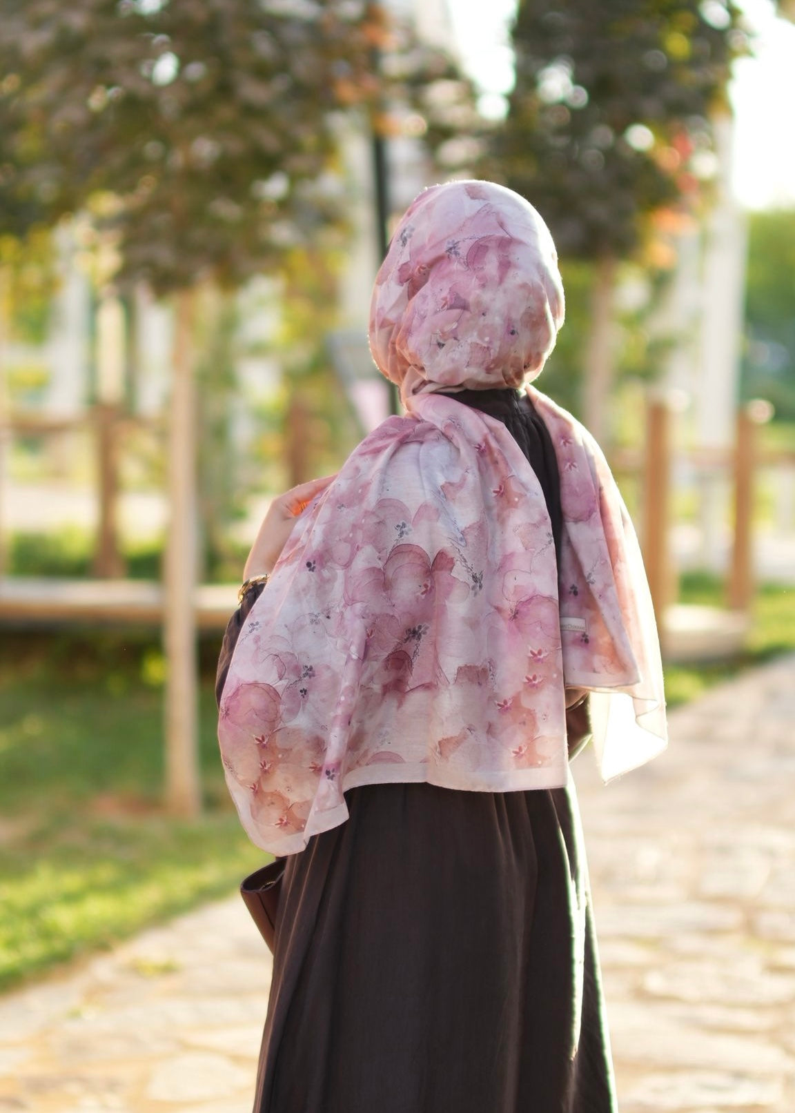 Delora Hijab - Pink Taupe