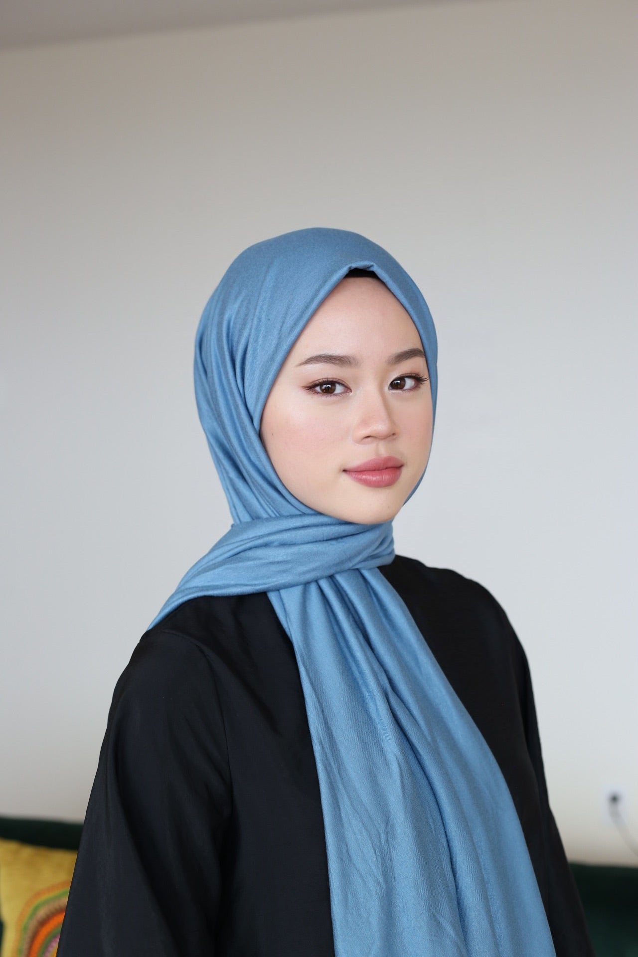 Jersey Hijab - Sky Blue