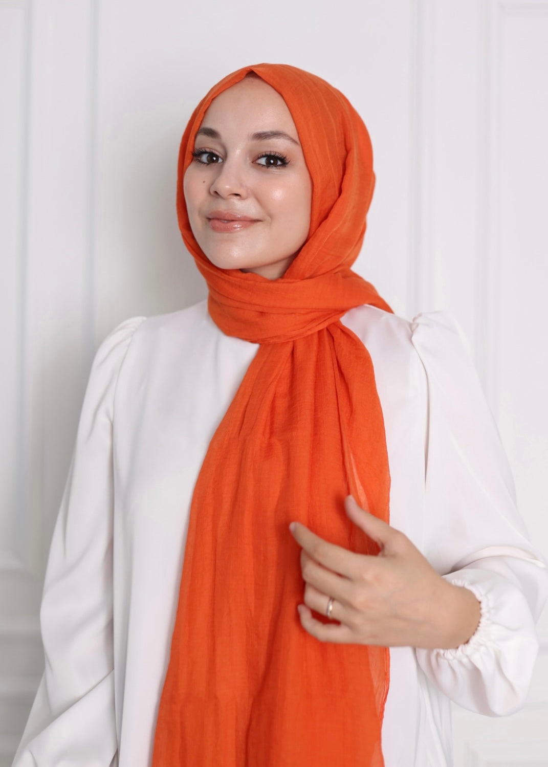 Relax Hijab - Vibrant Orange