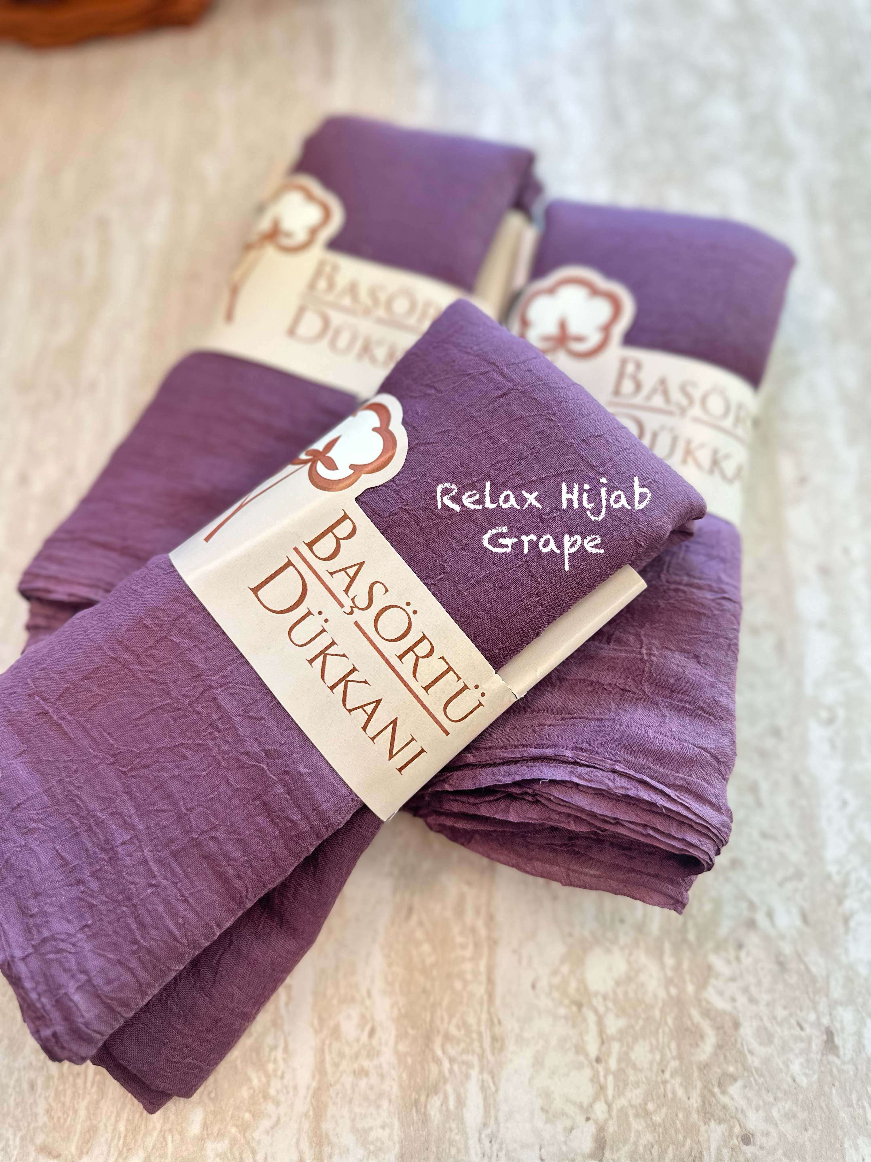 Relax Hijab - Grape