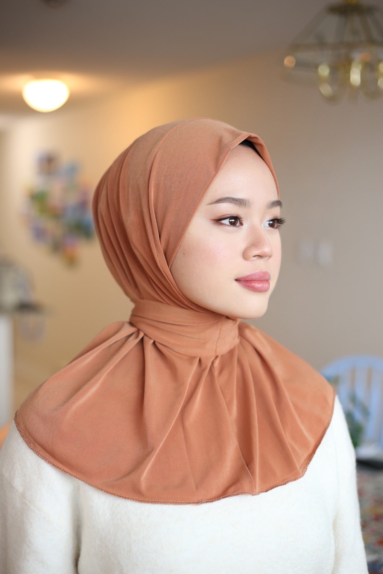 Athletic Hijab - Pumpkin