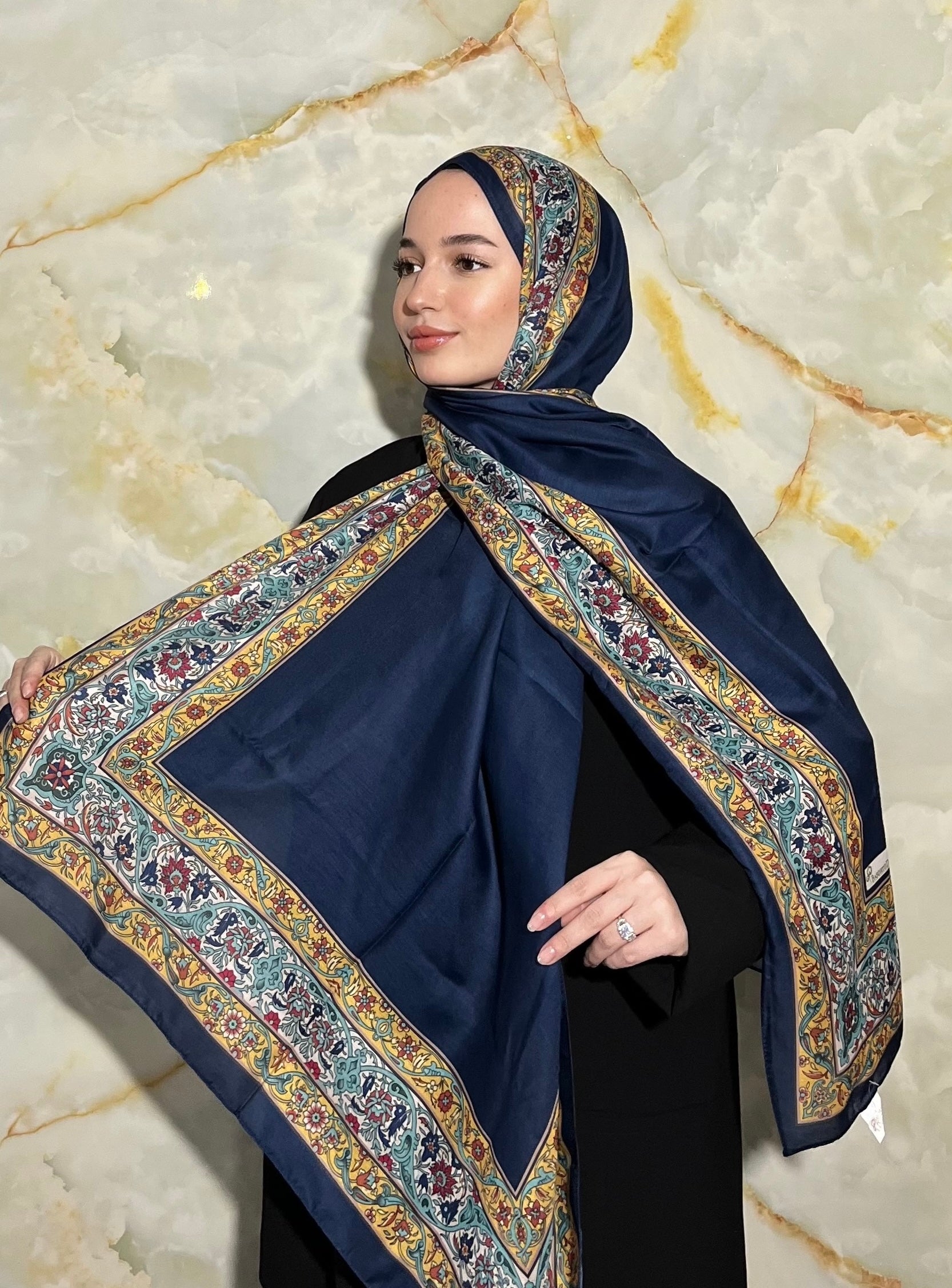 Royal Hijab - Navy Blue