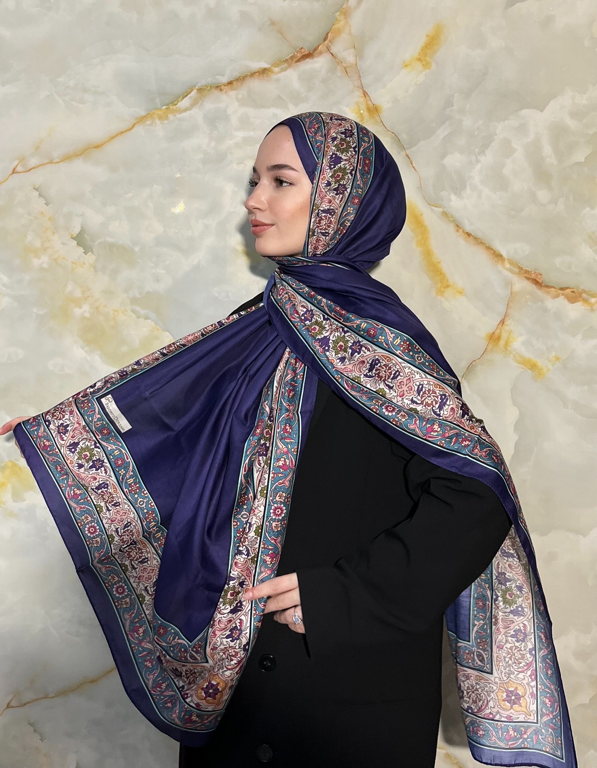 Royal Hijab - Purple Navy