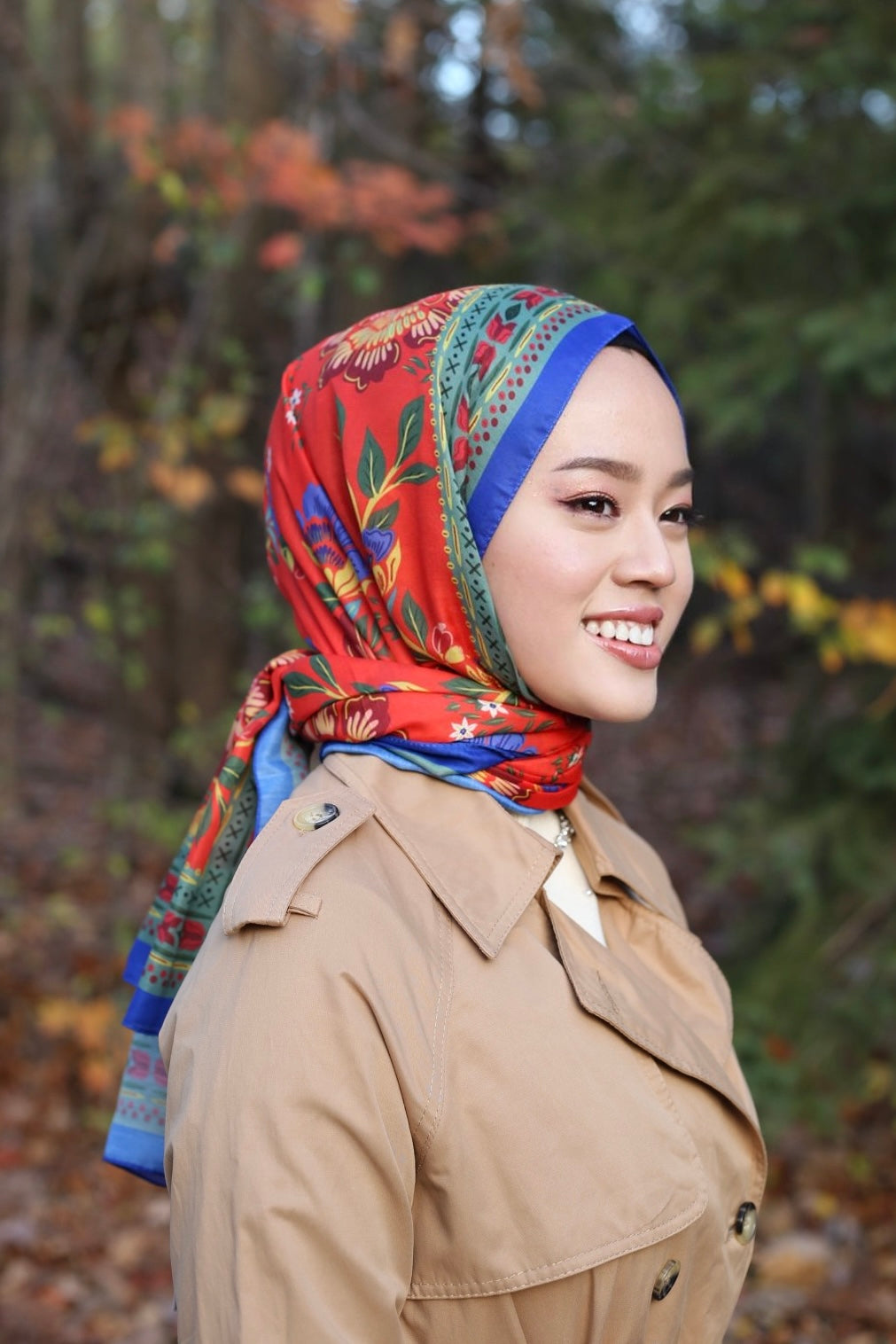 Vintage Hijab - Orange