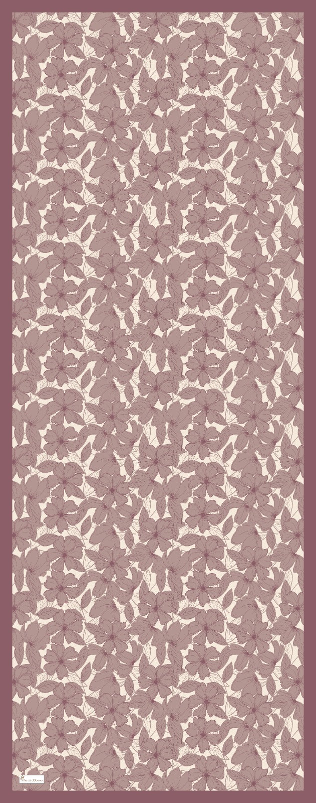 Floria Touch Hijab - Dusty Rose