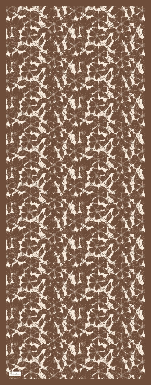 Floria Touch Hijab - Chocolate