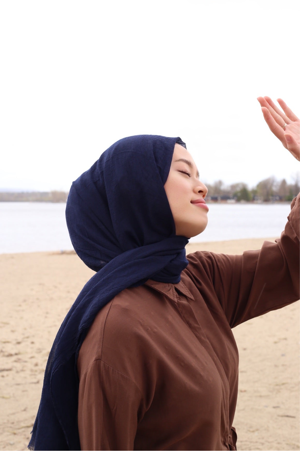 Relax Hijab - Navy Blue