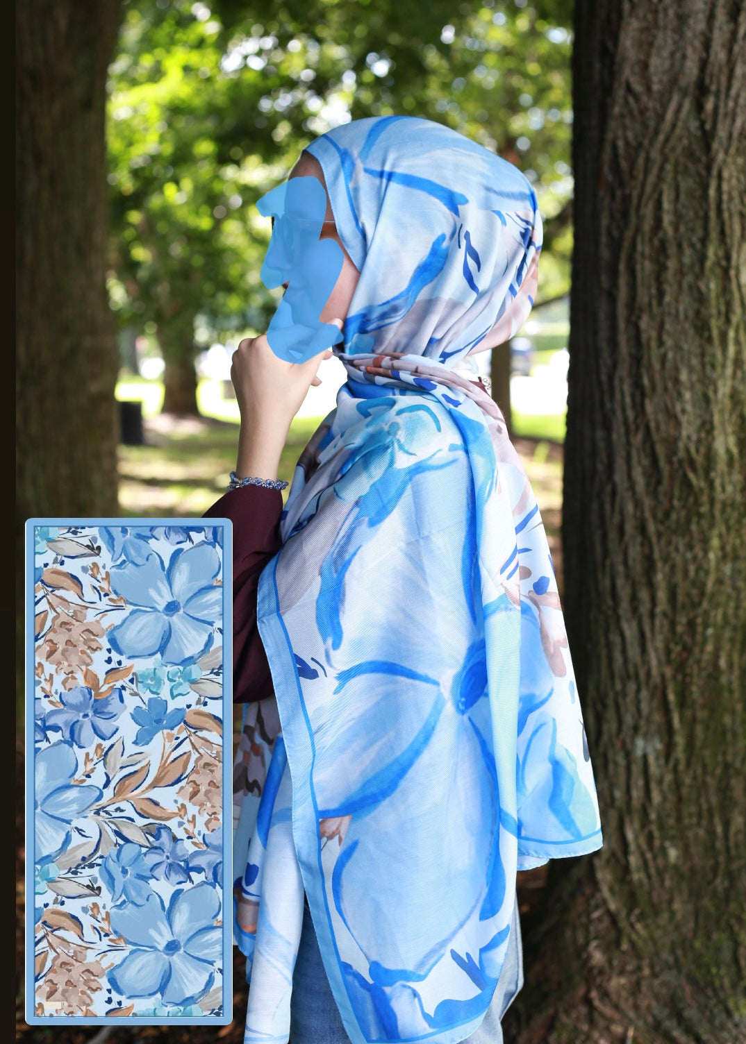 Lily Hijab - Baby Blue