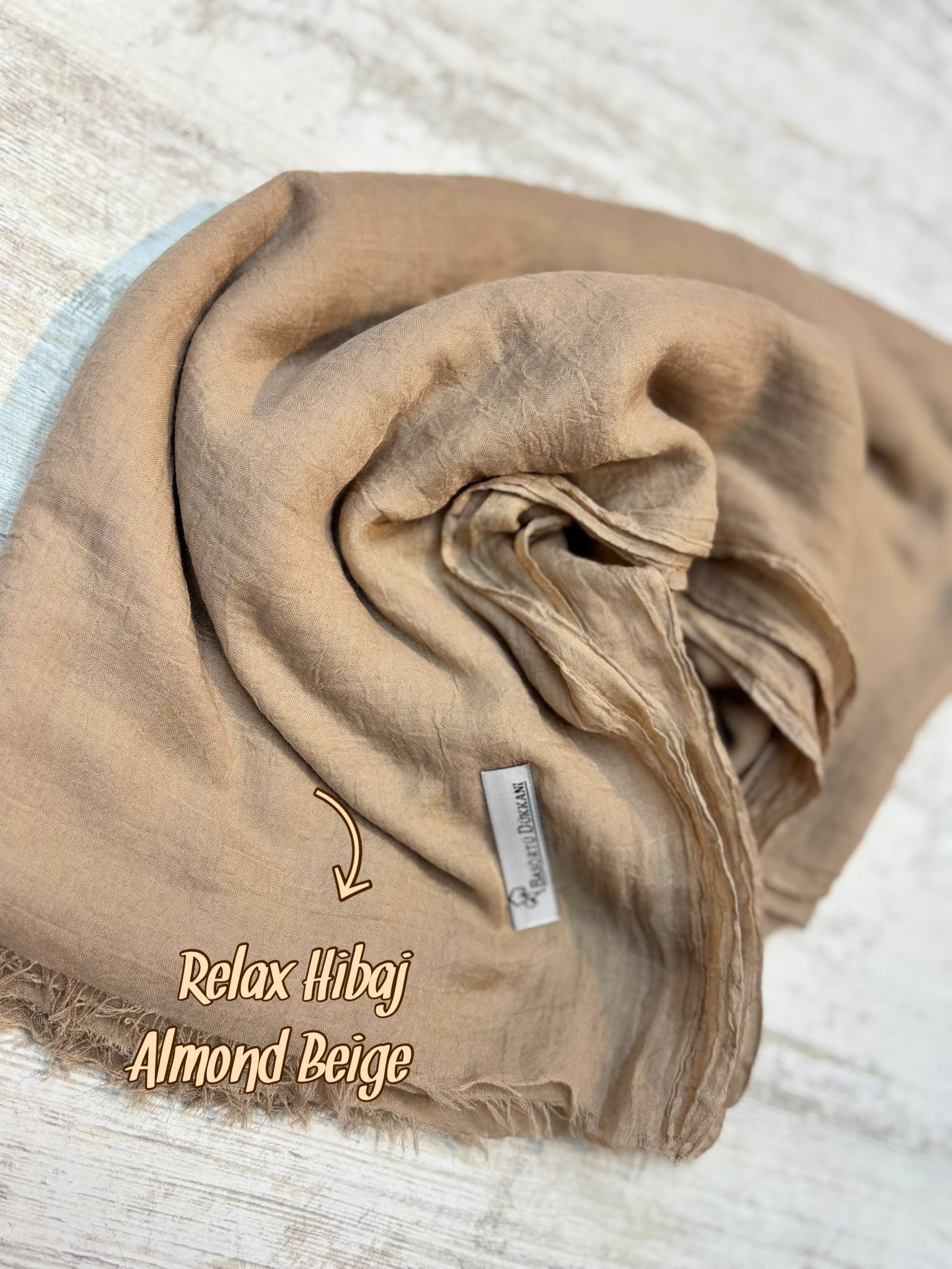 Relax Hijab - Almond Beige