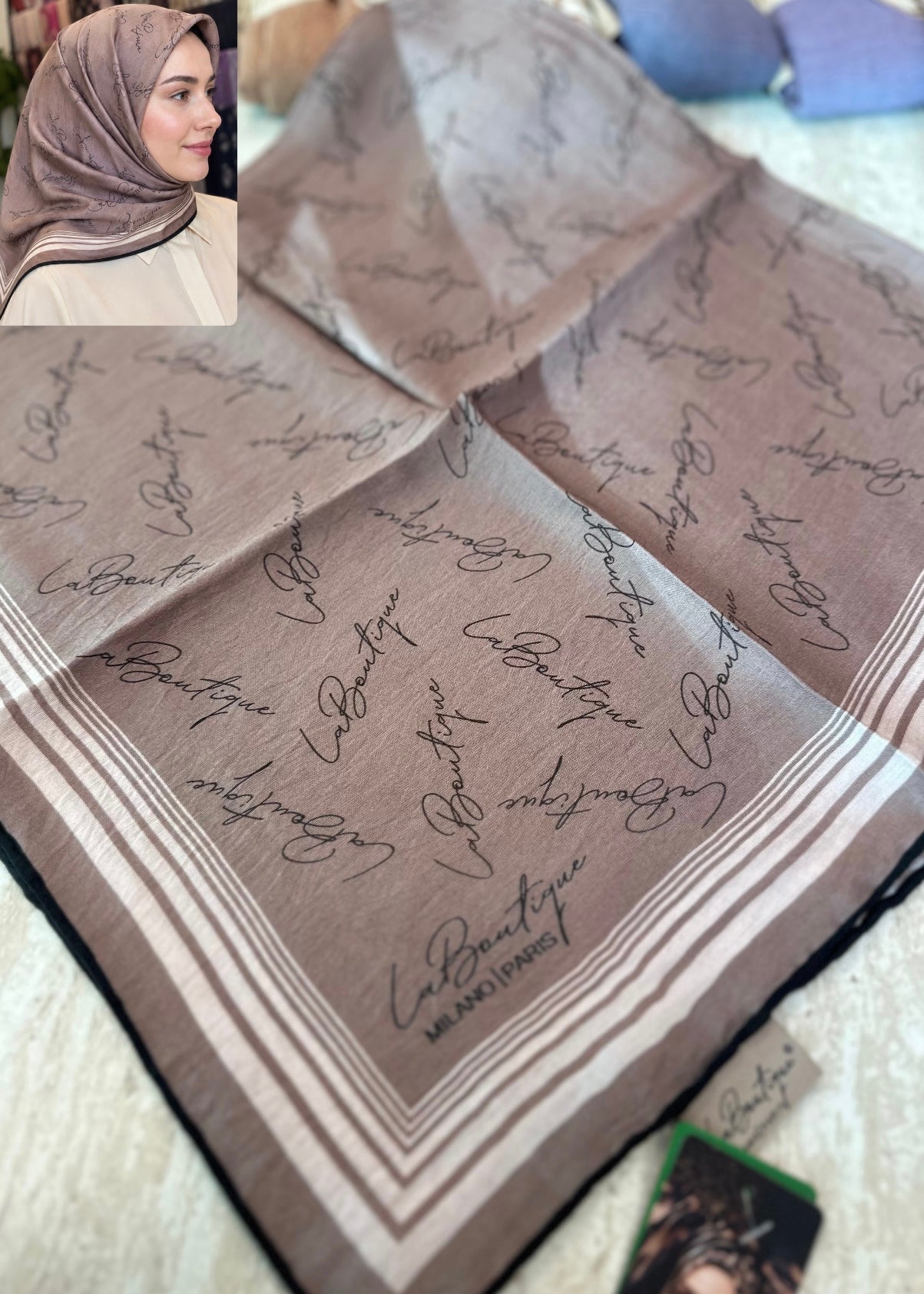La Boutique Square Scarf - 37