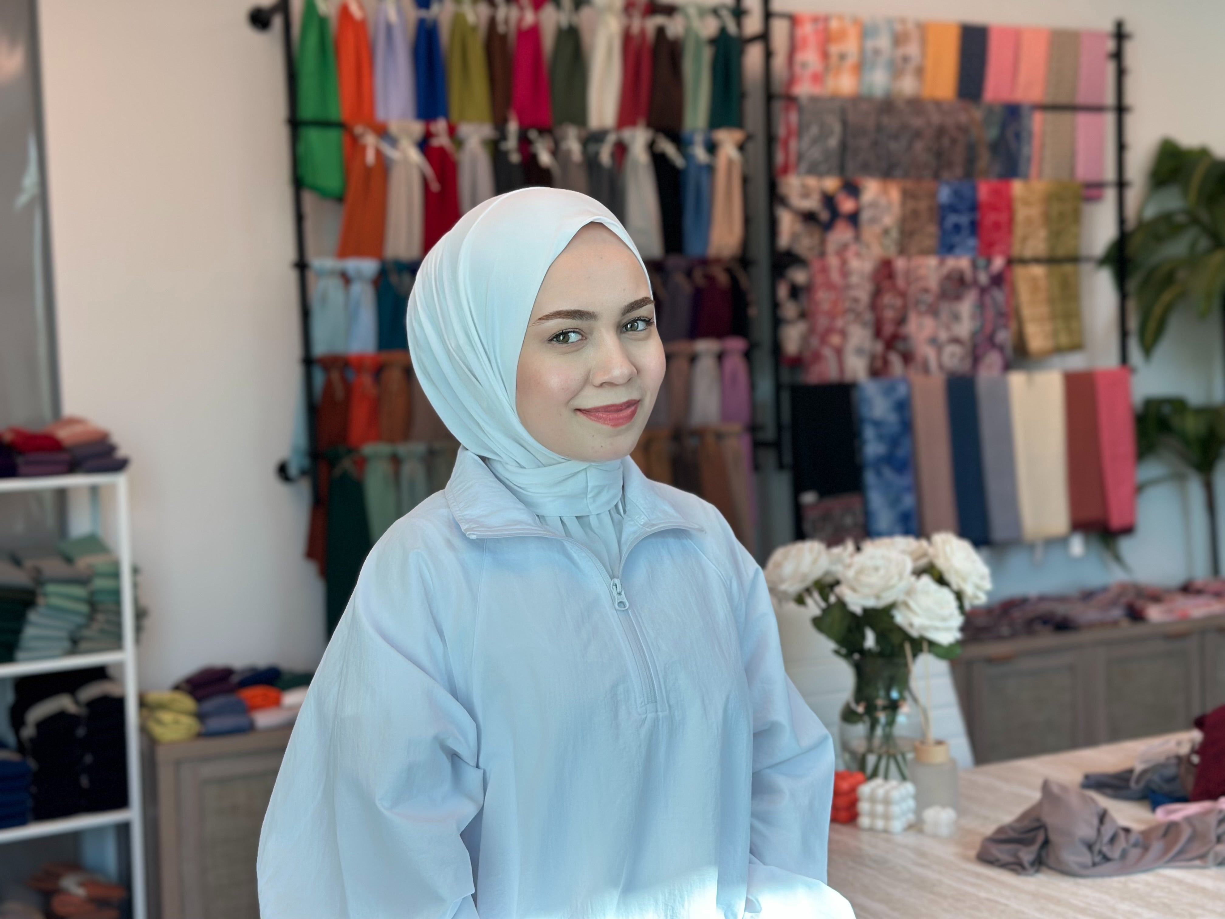 Athletic Hijab - White