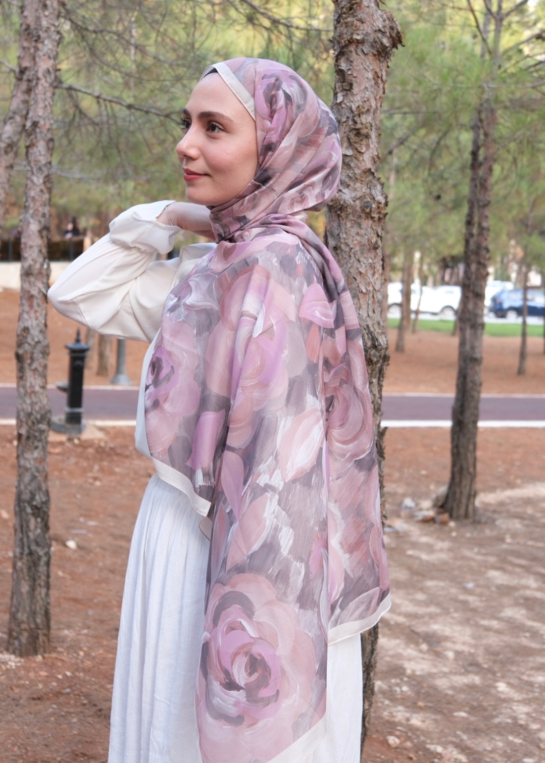 Rosara Hijab - Antique Pink