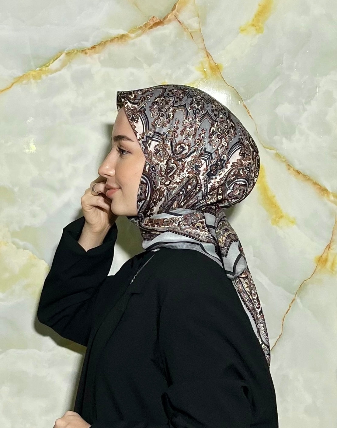 Firuze Square Scarf - Mint