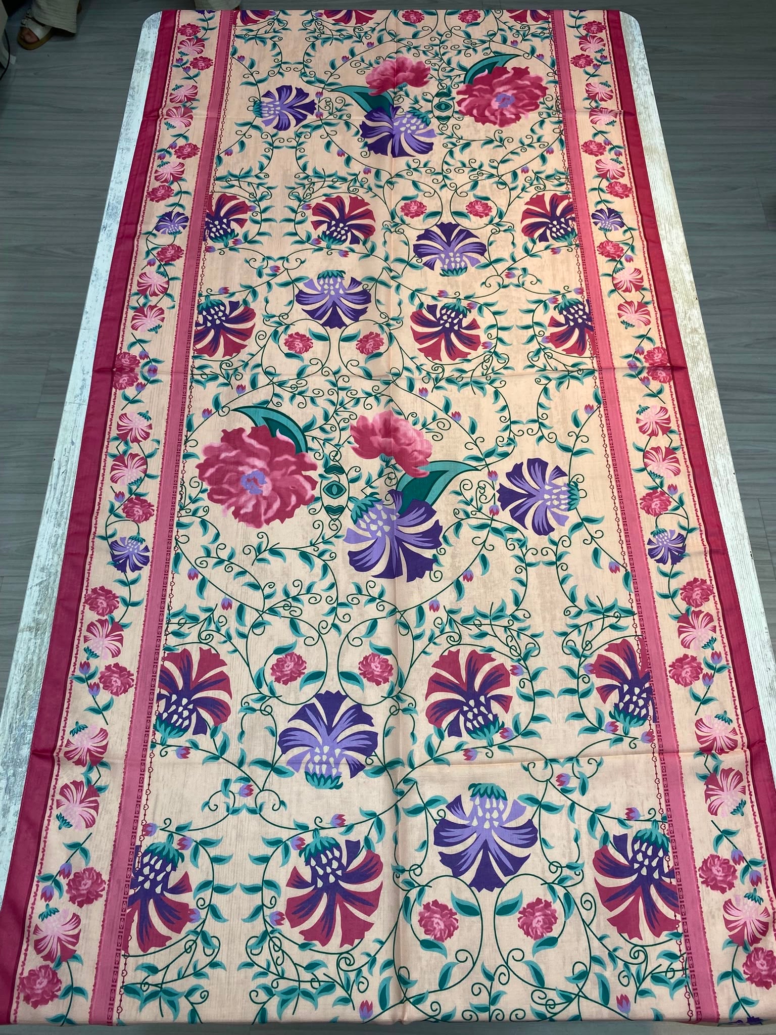Palace Flower Hijab - Dusty Rose