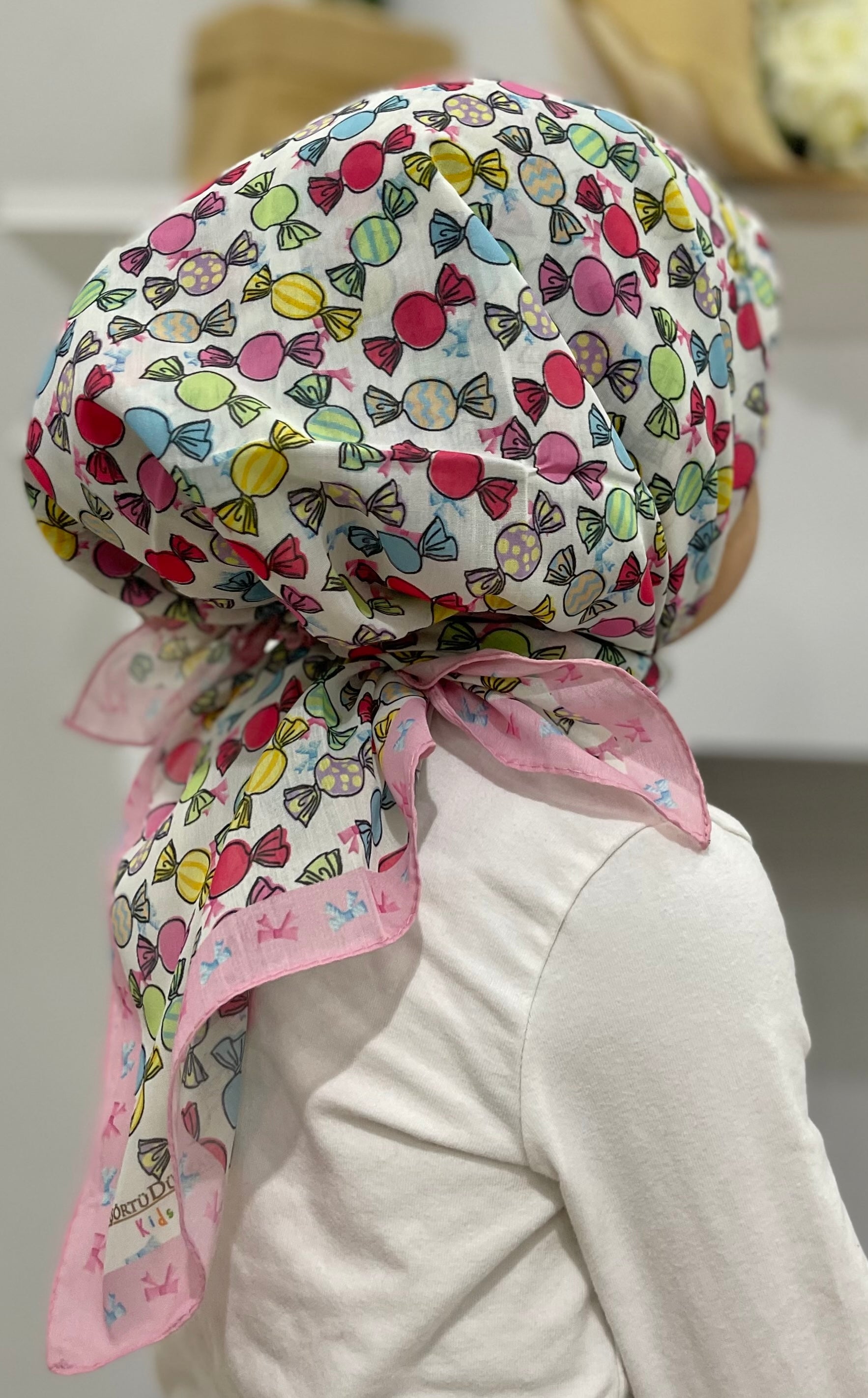 Kids Square Scarf - Packet of Sugar
