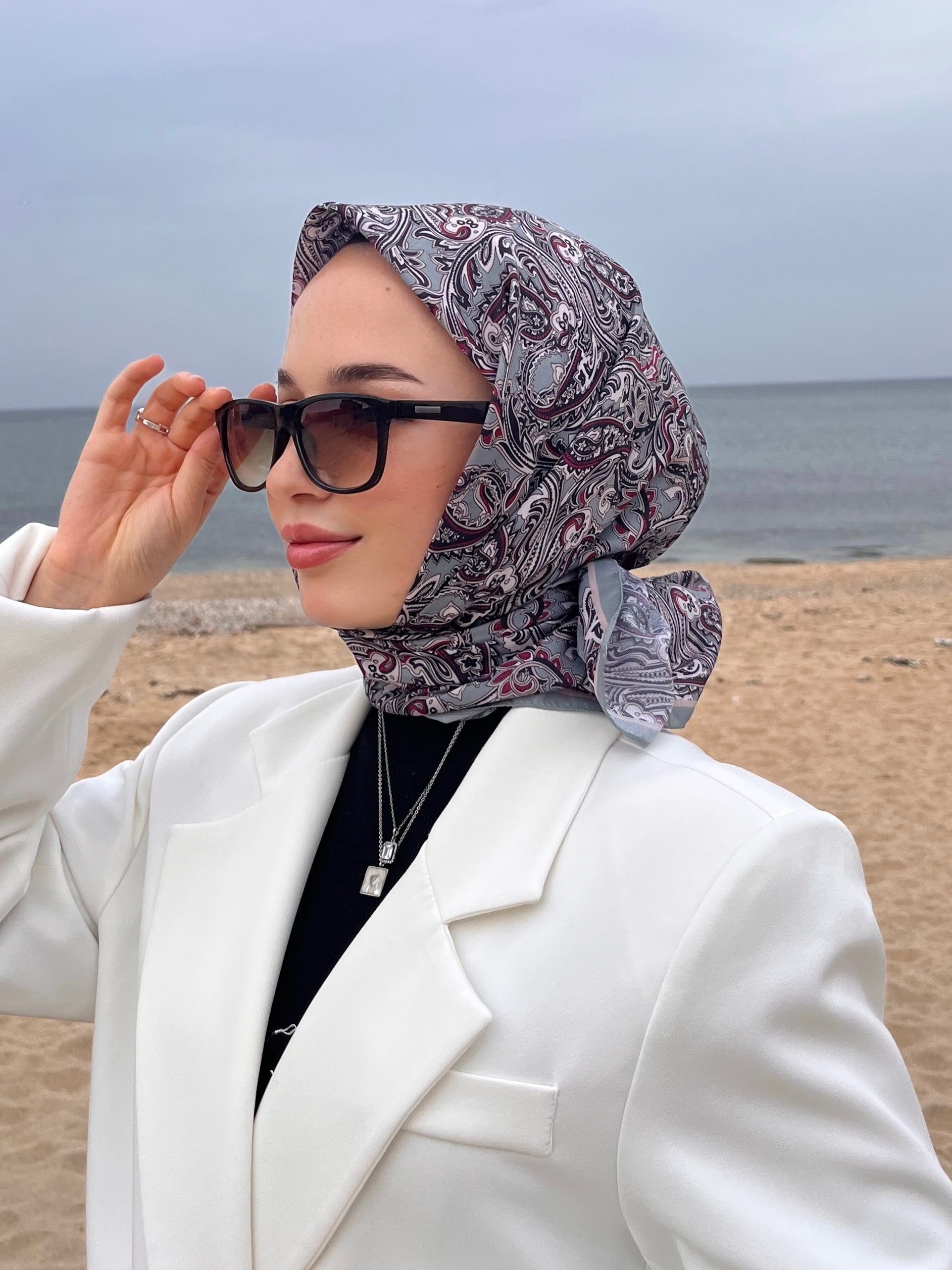 Firuze 2 Square Scarf - Mint