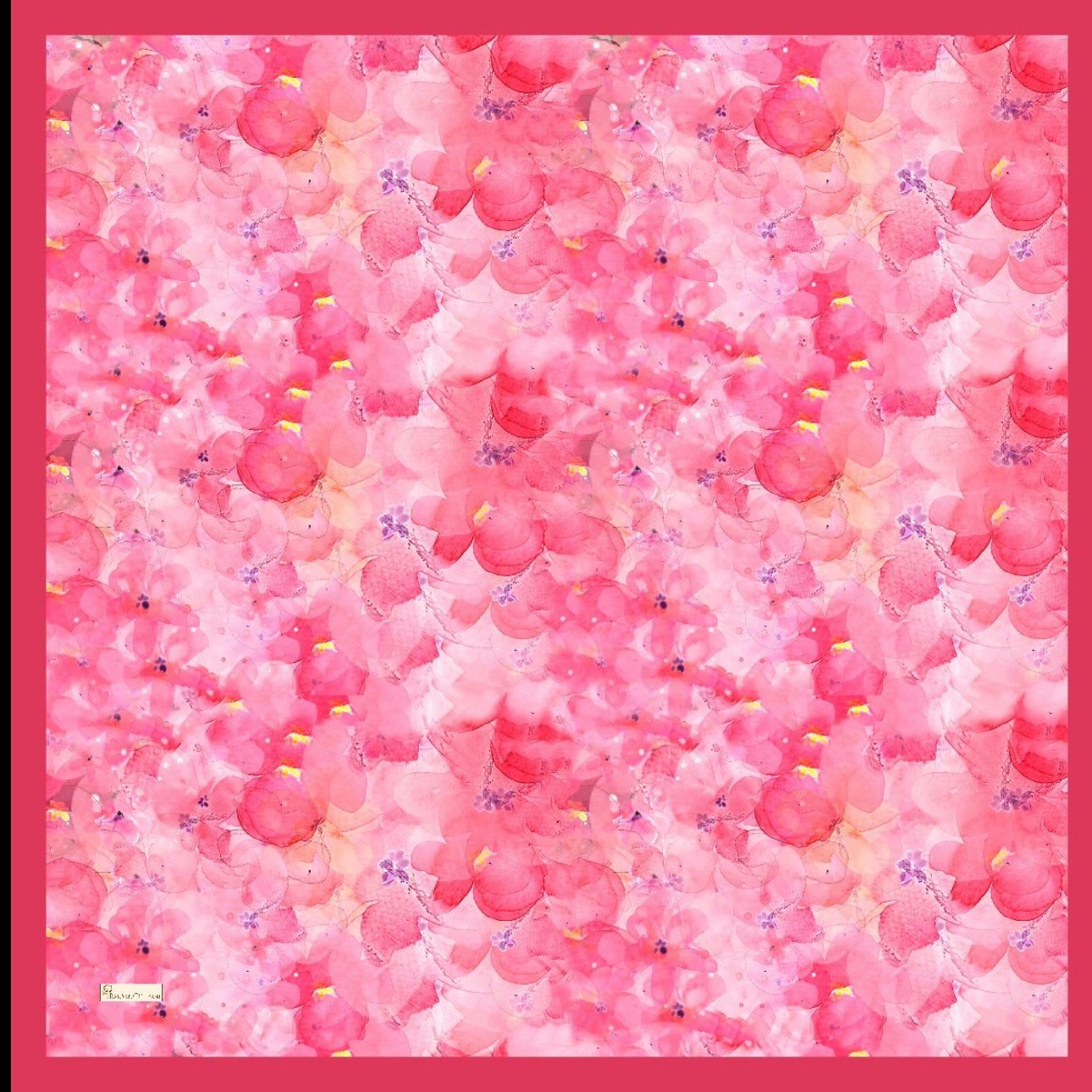 Delora Square Scarf - Cyclamen
