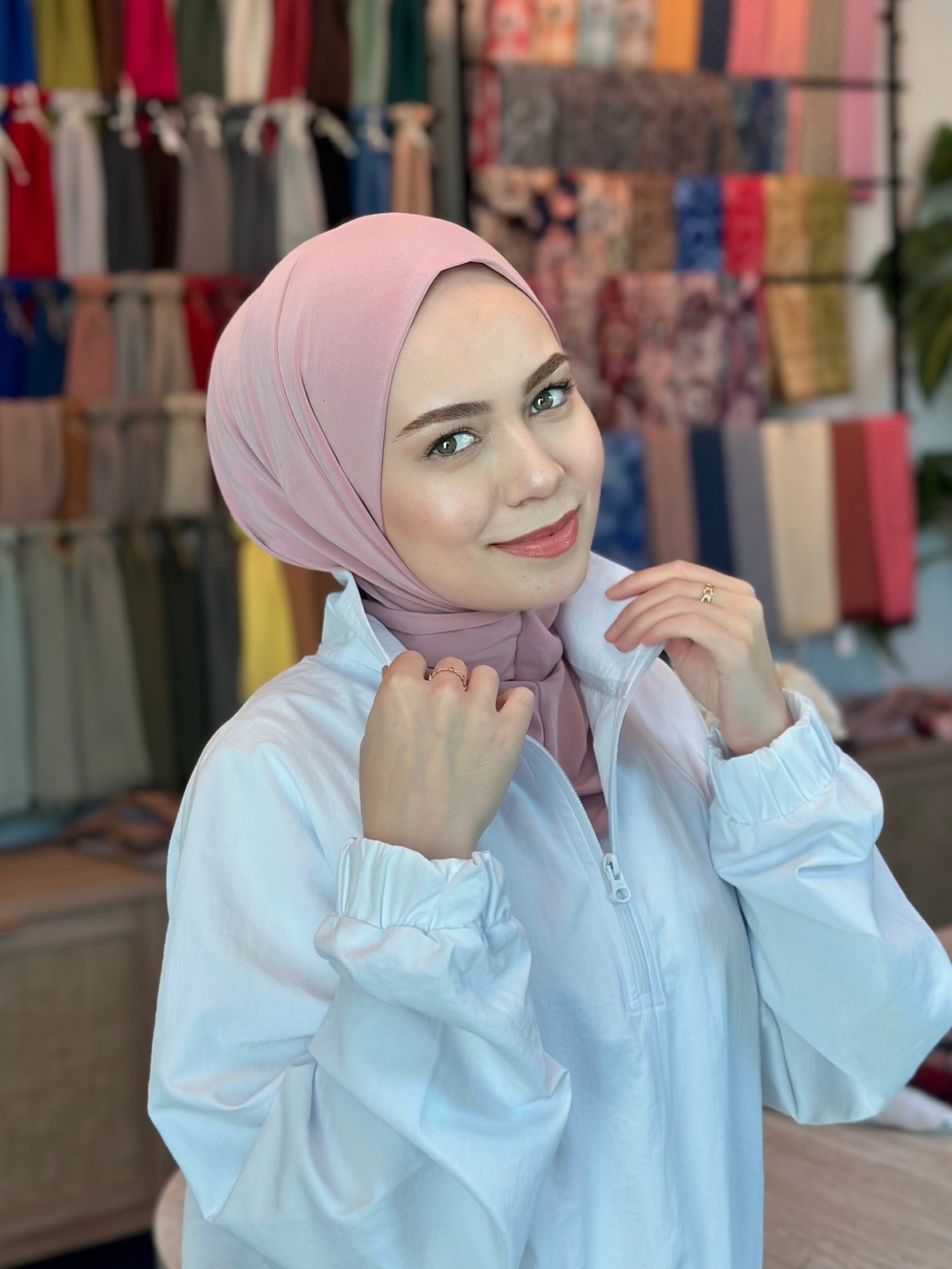 Athletic Hijab - Blush Pink